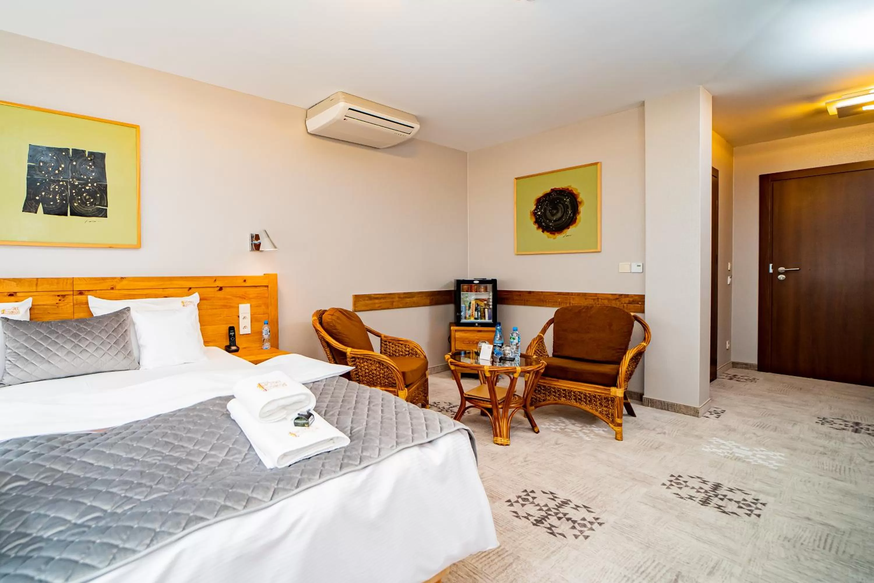 Bed in Hotel Żywiecki Medical SPA & Sport Żywiec