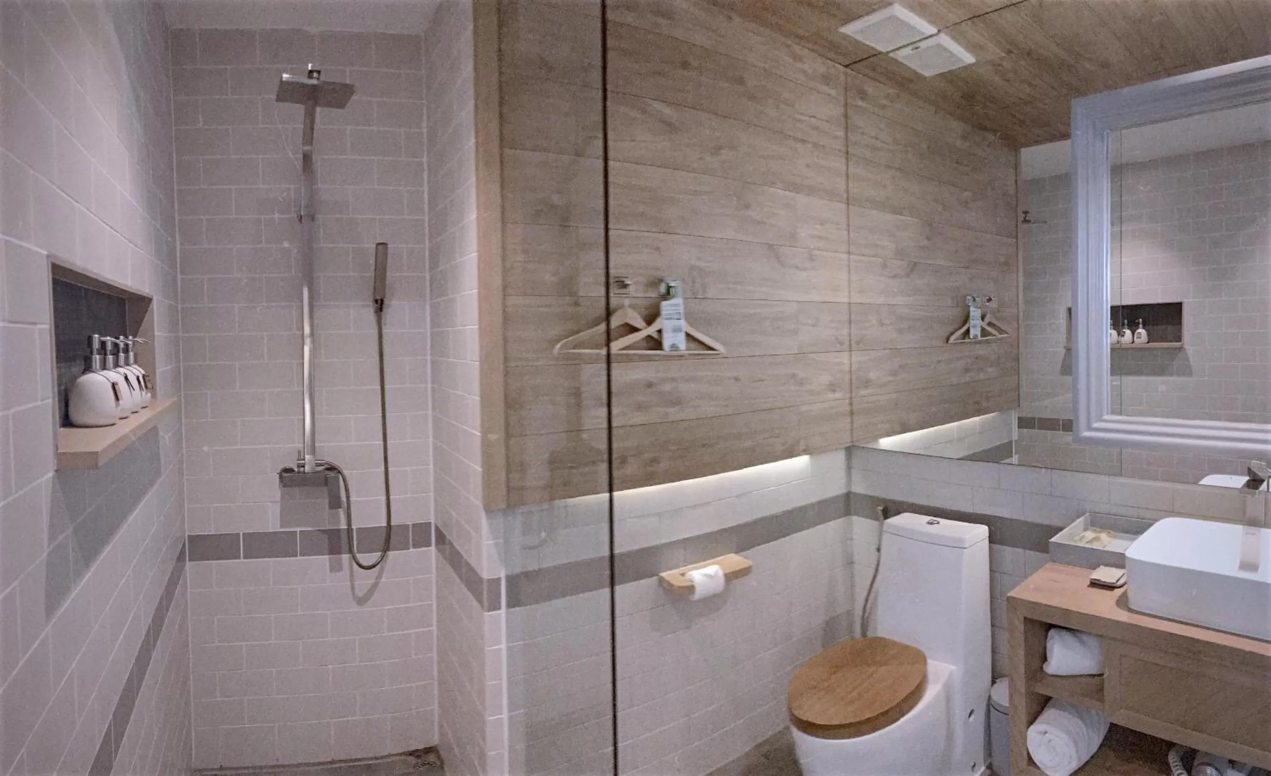 Shower in Fusion Suites Saigon