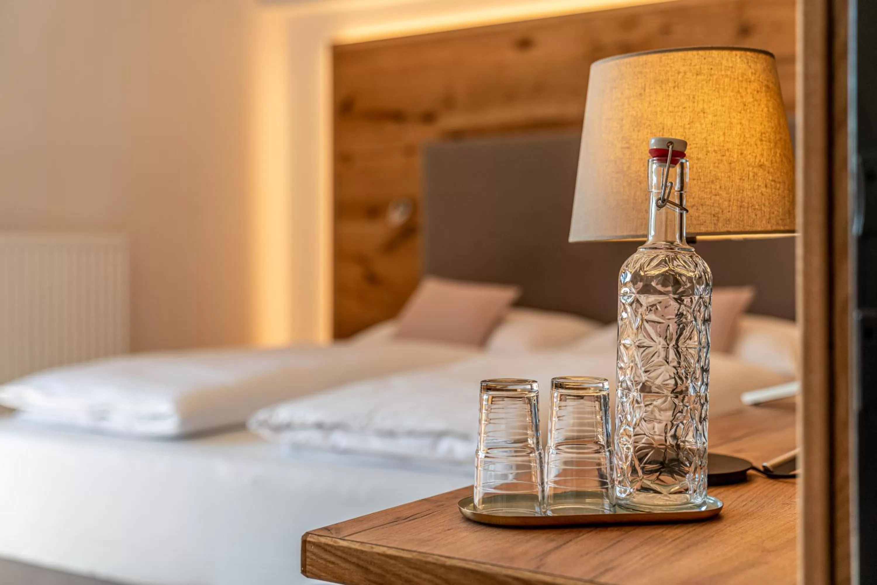 Drinks, Bed in Stadtvilla Schladming Boutiquehotel