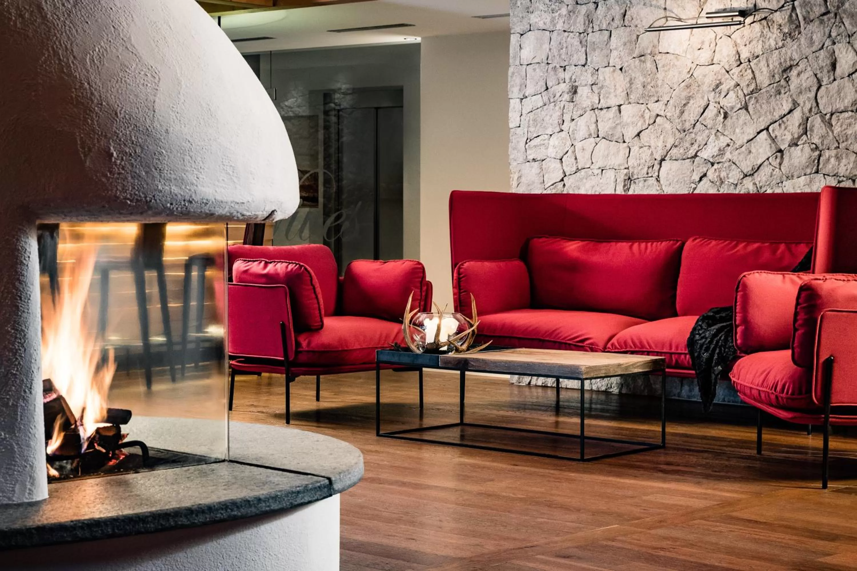 Living room in Boutique Hotel Nives - Luxury & Design in the Dolomites