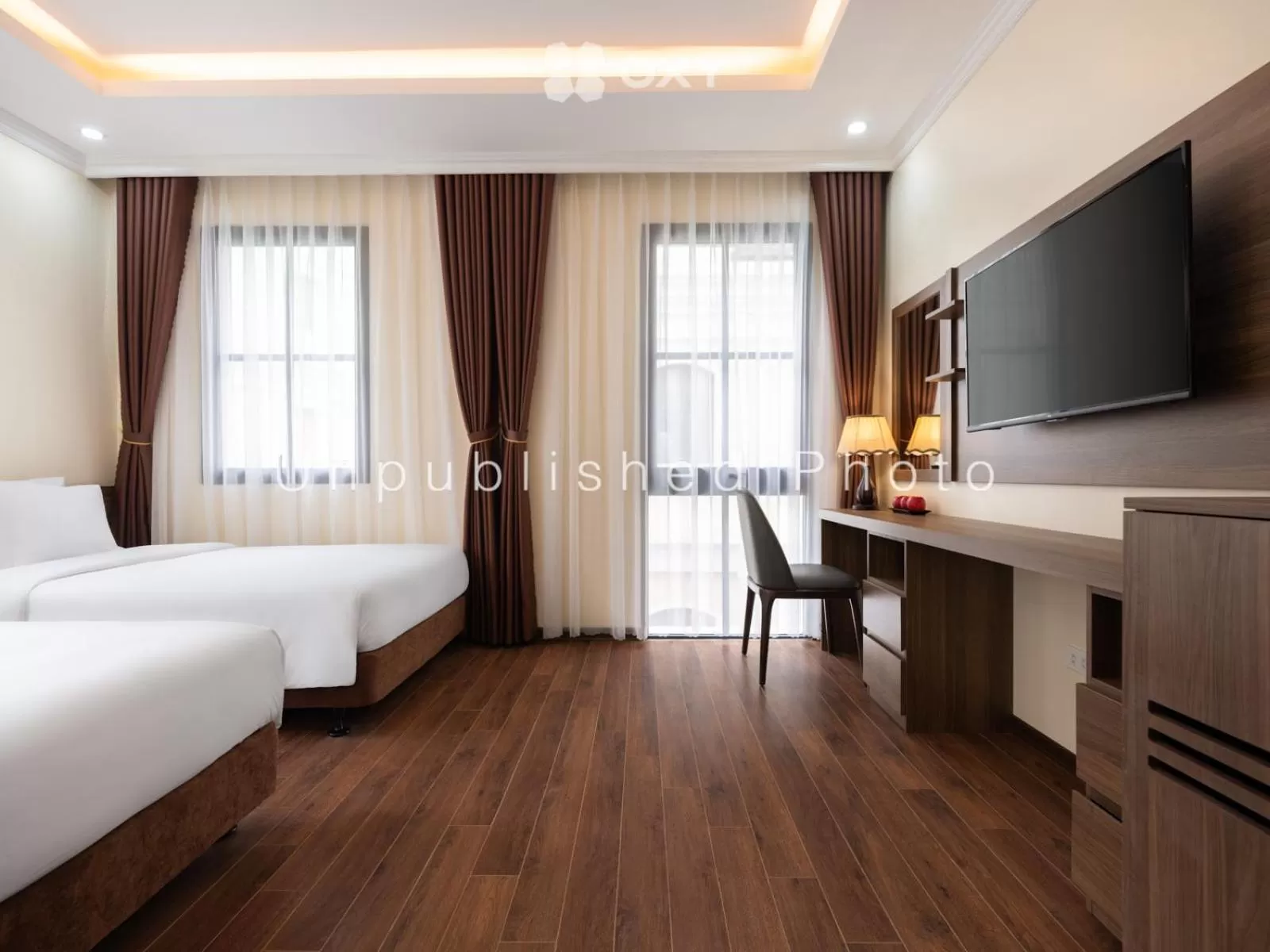 Bed in Ha Long Essence Classic Hotel