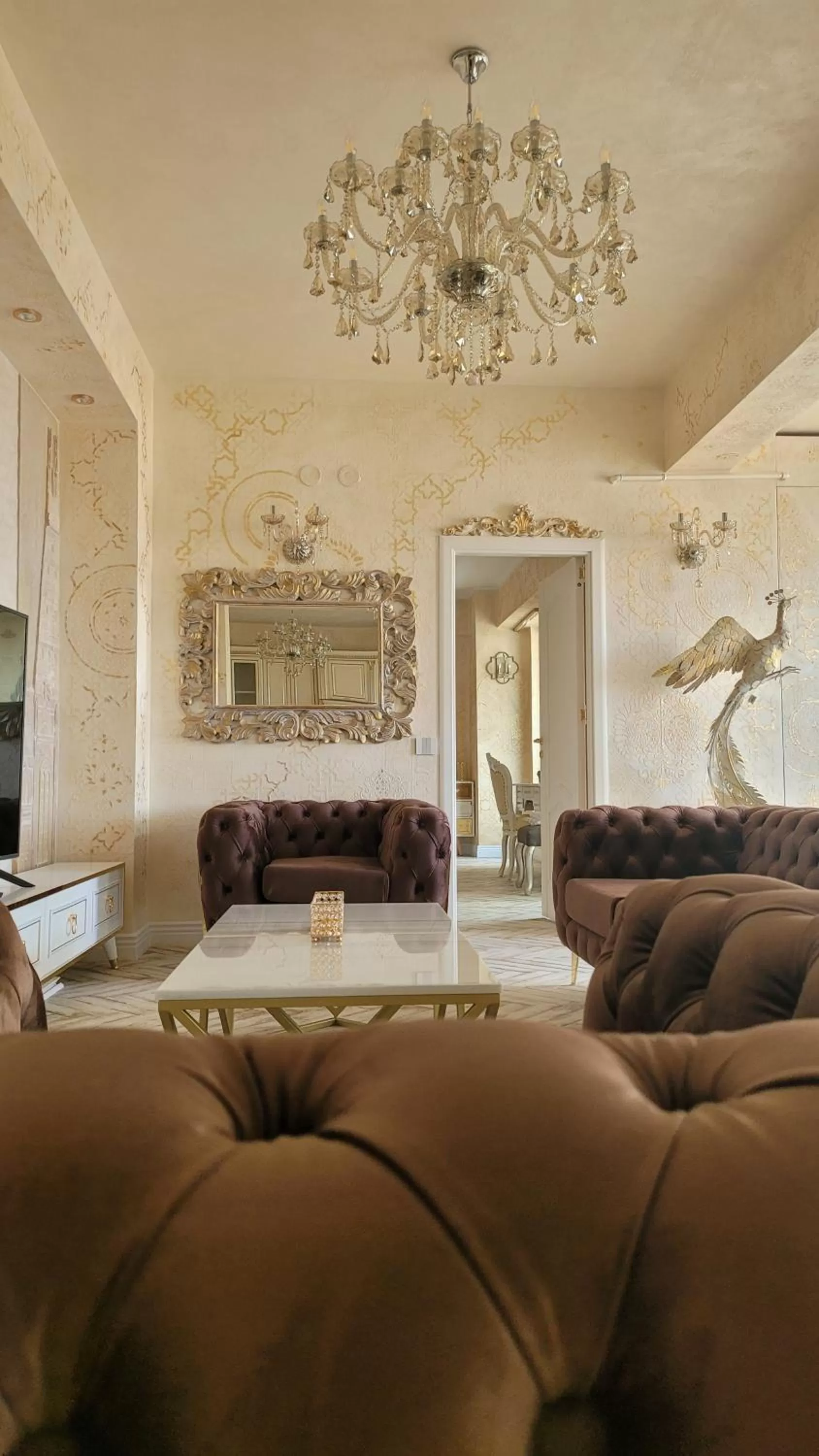 Living room, Seating Area in Terrace Suites Iasi