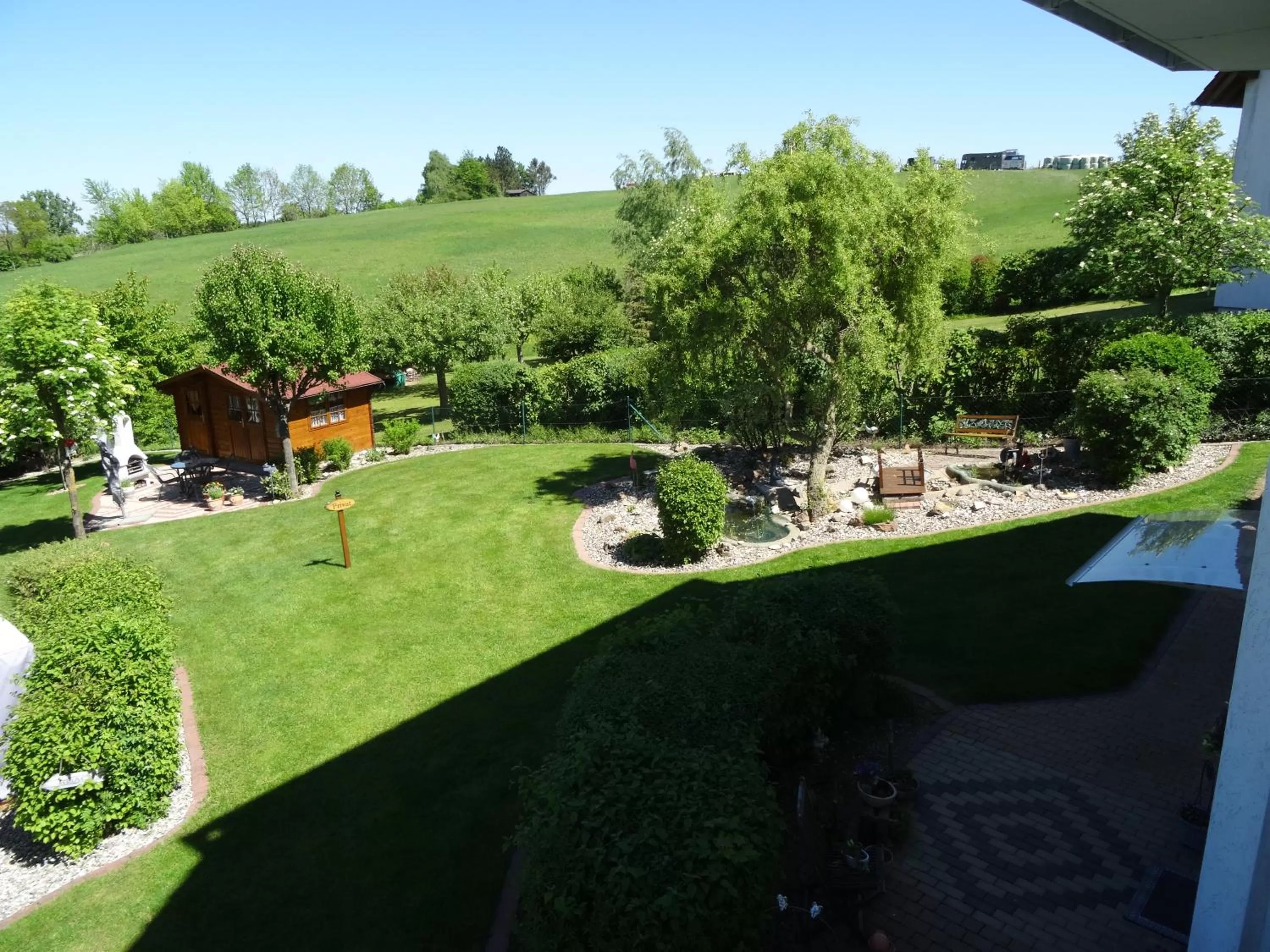 Garden view in Pension und Apartment Landhaus Fricke
