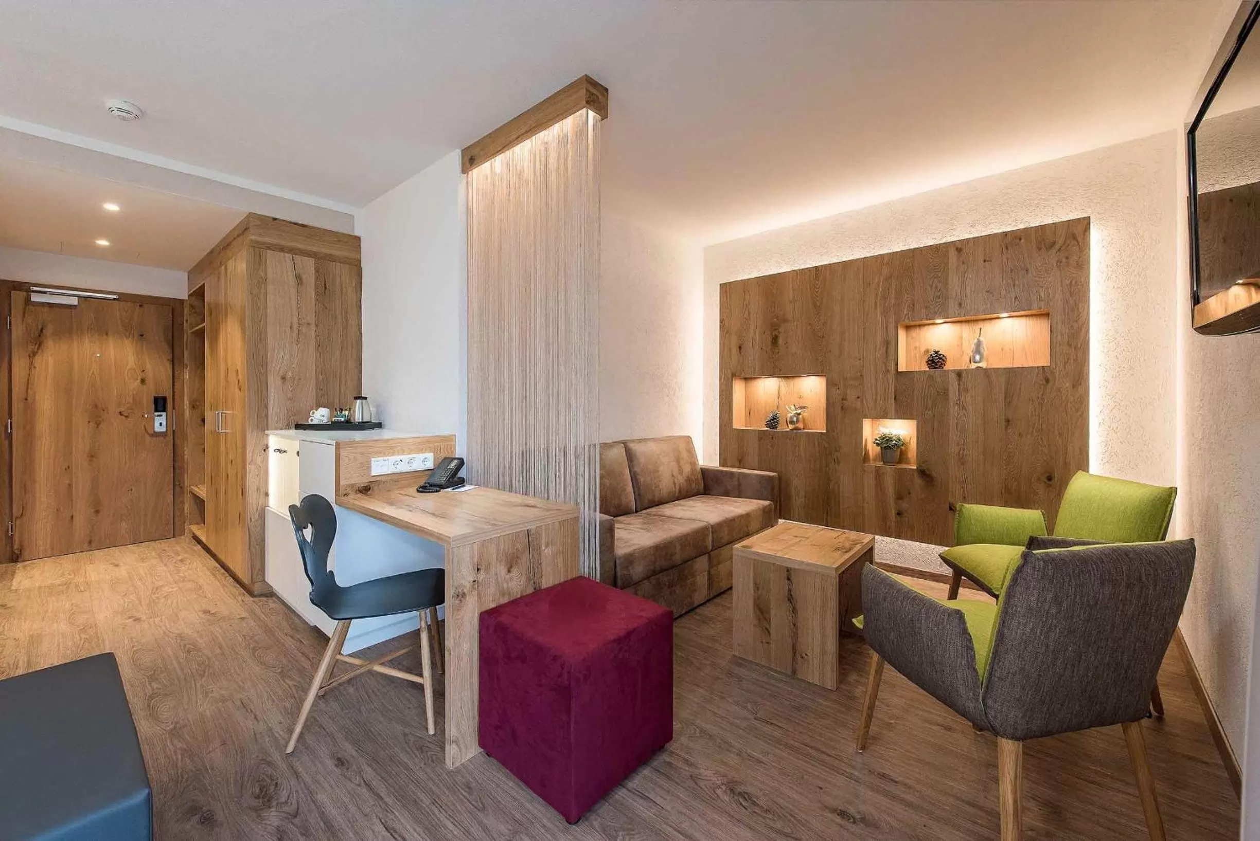 Seating area in Obermühle 4*S Boutique Resort