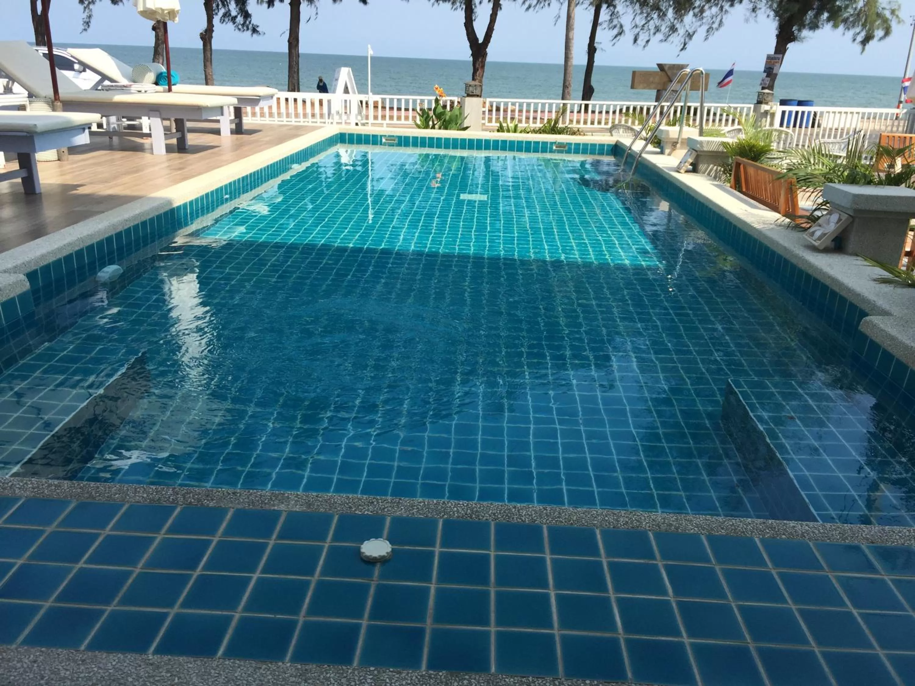 Swimming Pool in BC Summer Beach
