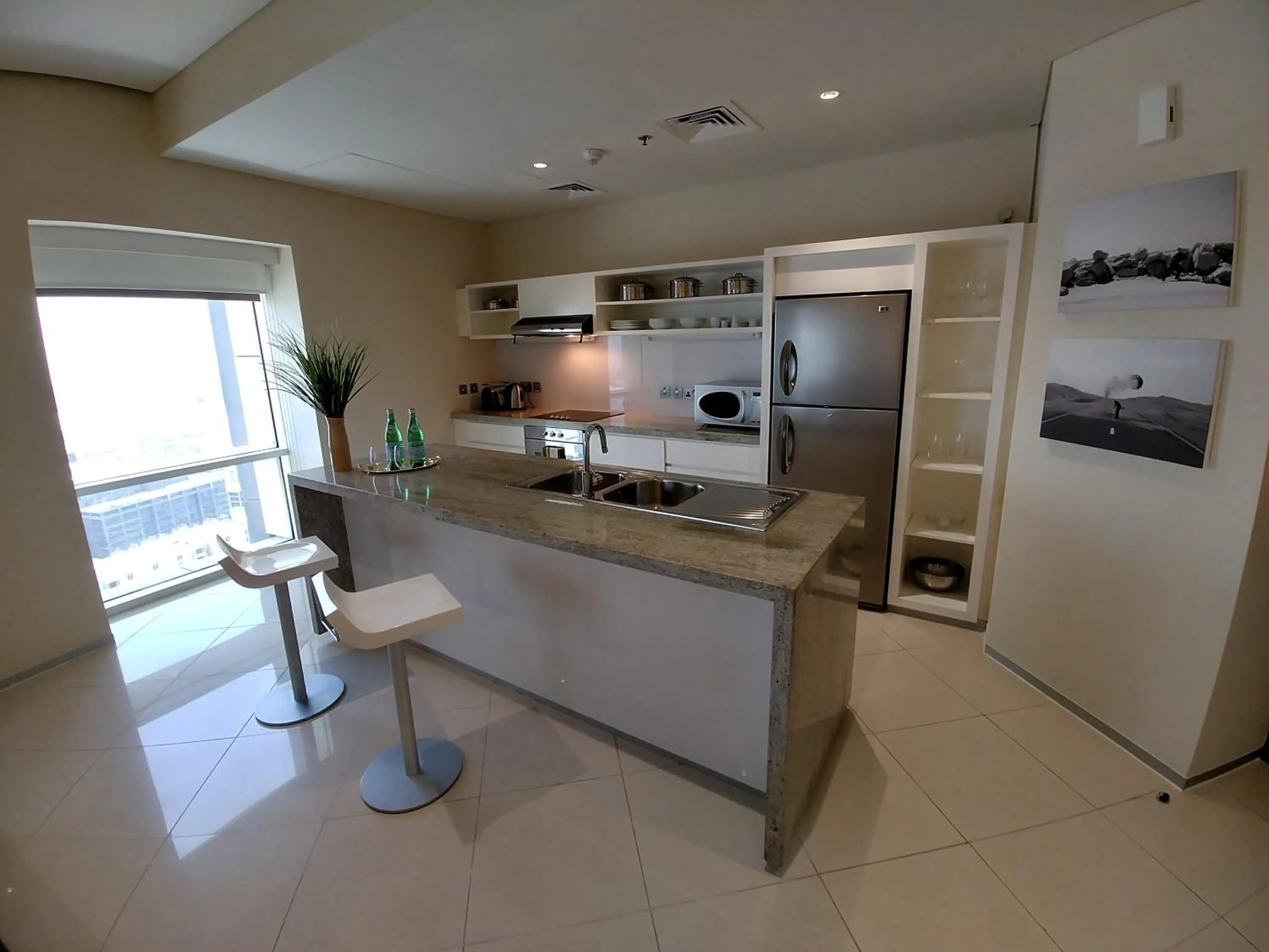 Kitchen or kitchenette in Ascott Park Place Dubai