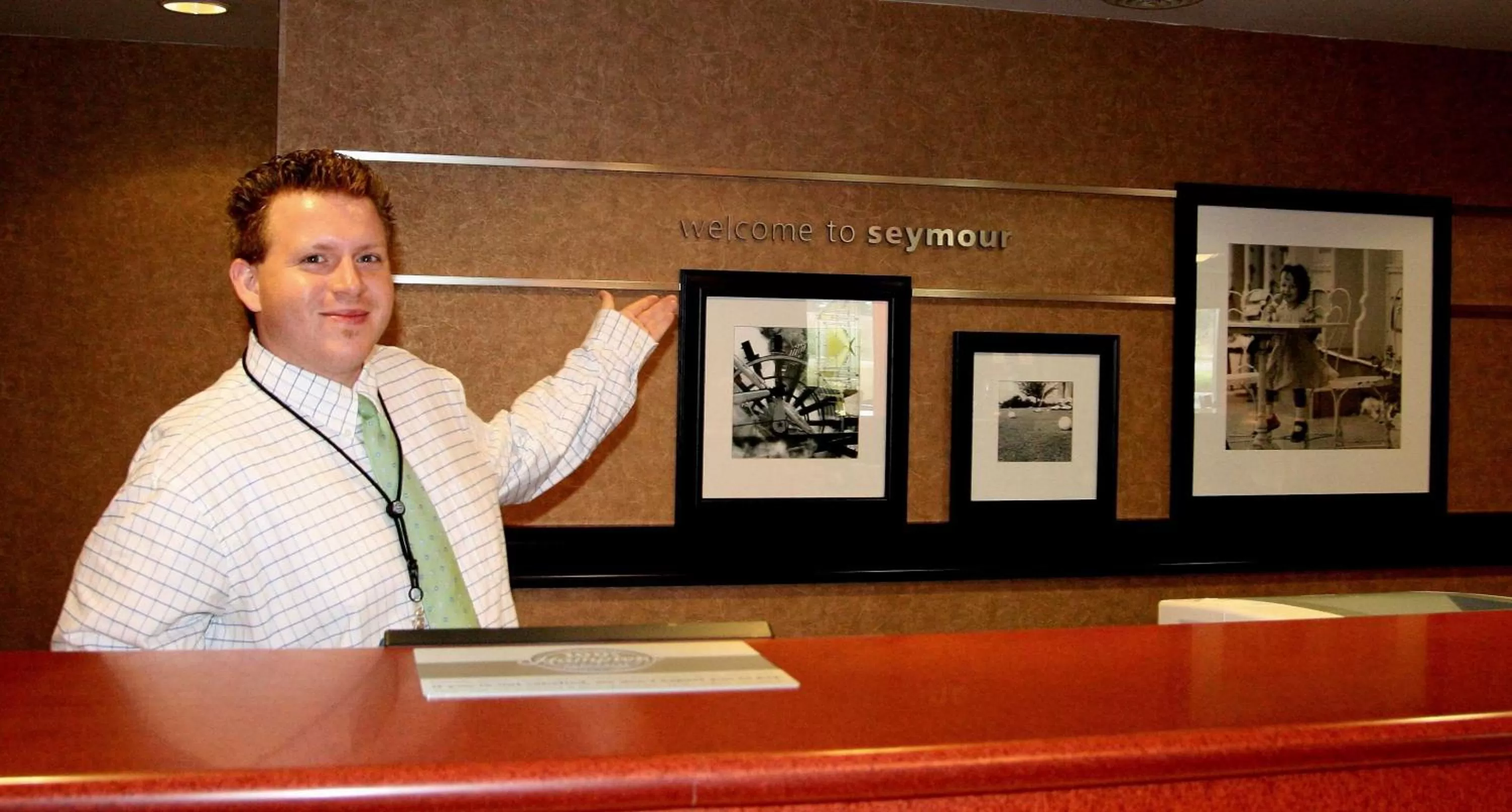 Lobby or reception in Hampton Inn Seymour