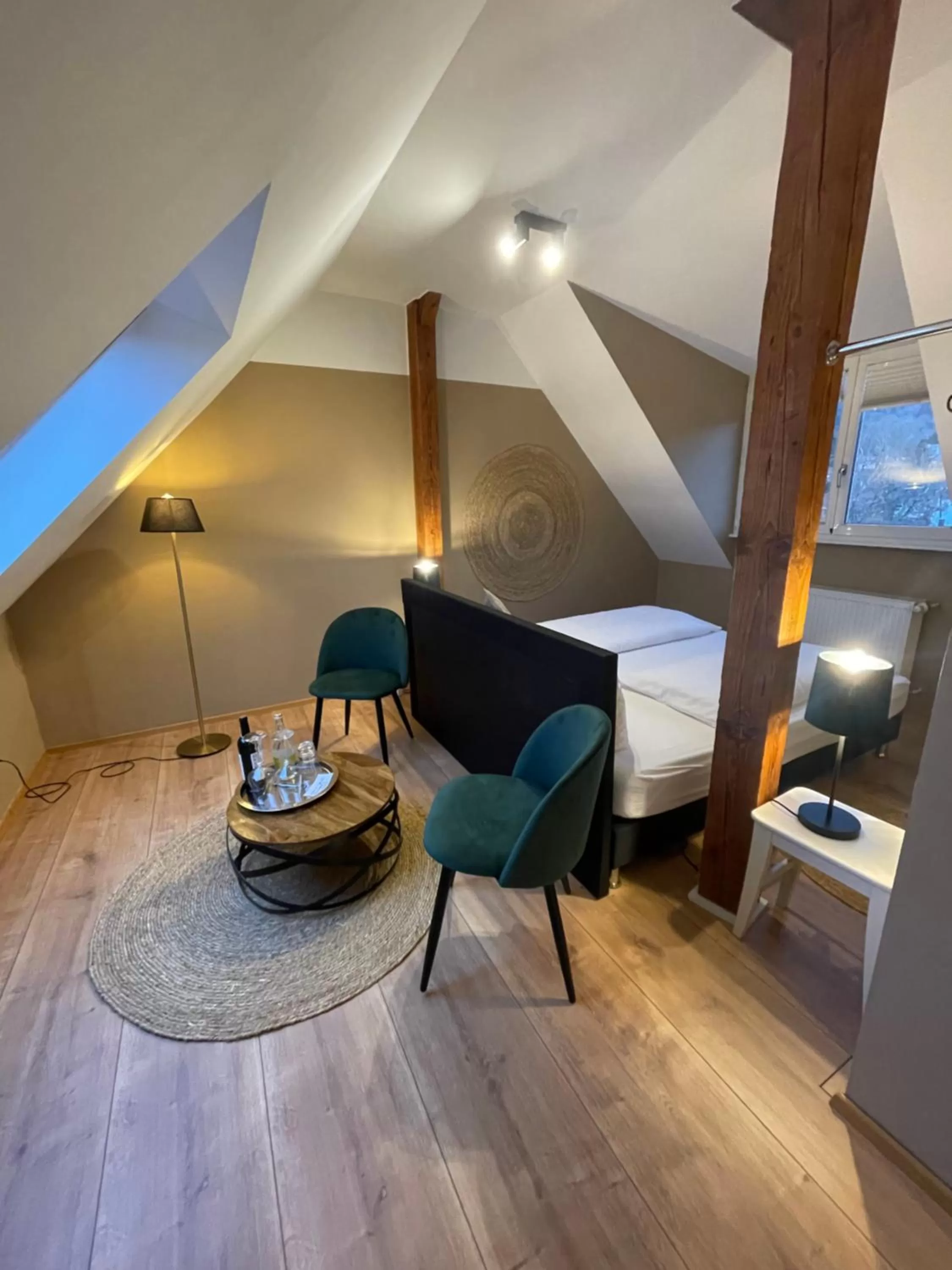 Photo of the whole room, Bed in AUERSTEIN-Hotels auerstein & auerstein-mono