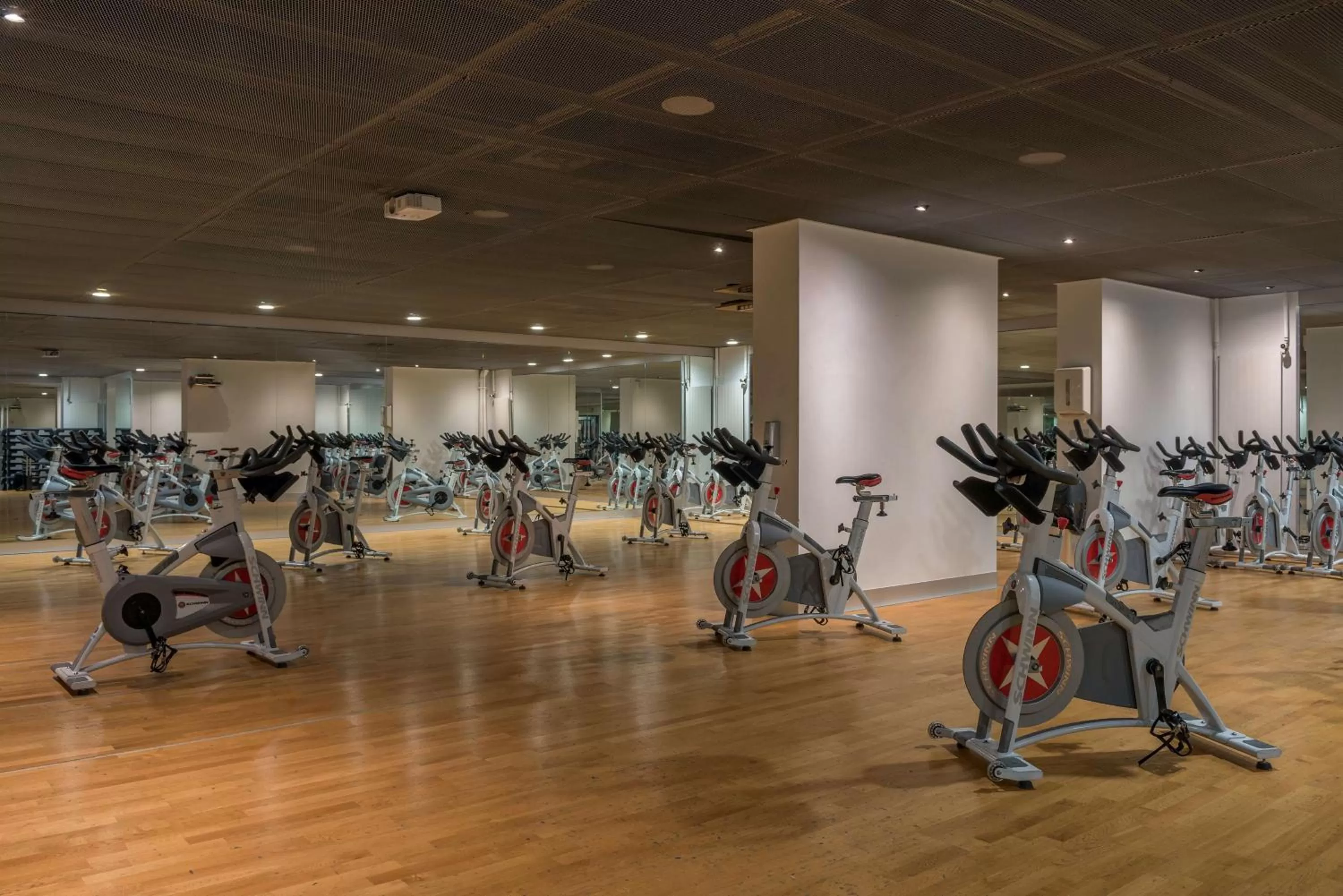 Fitness centre/facilities in Hilton Geneva Hotel and Conference Centre