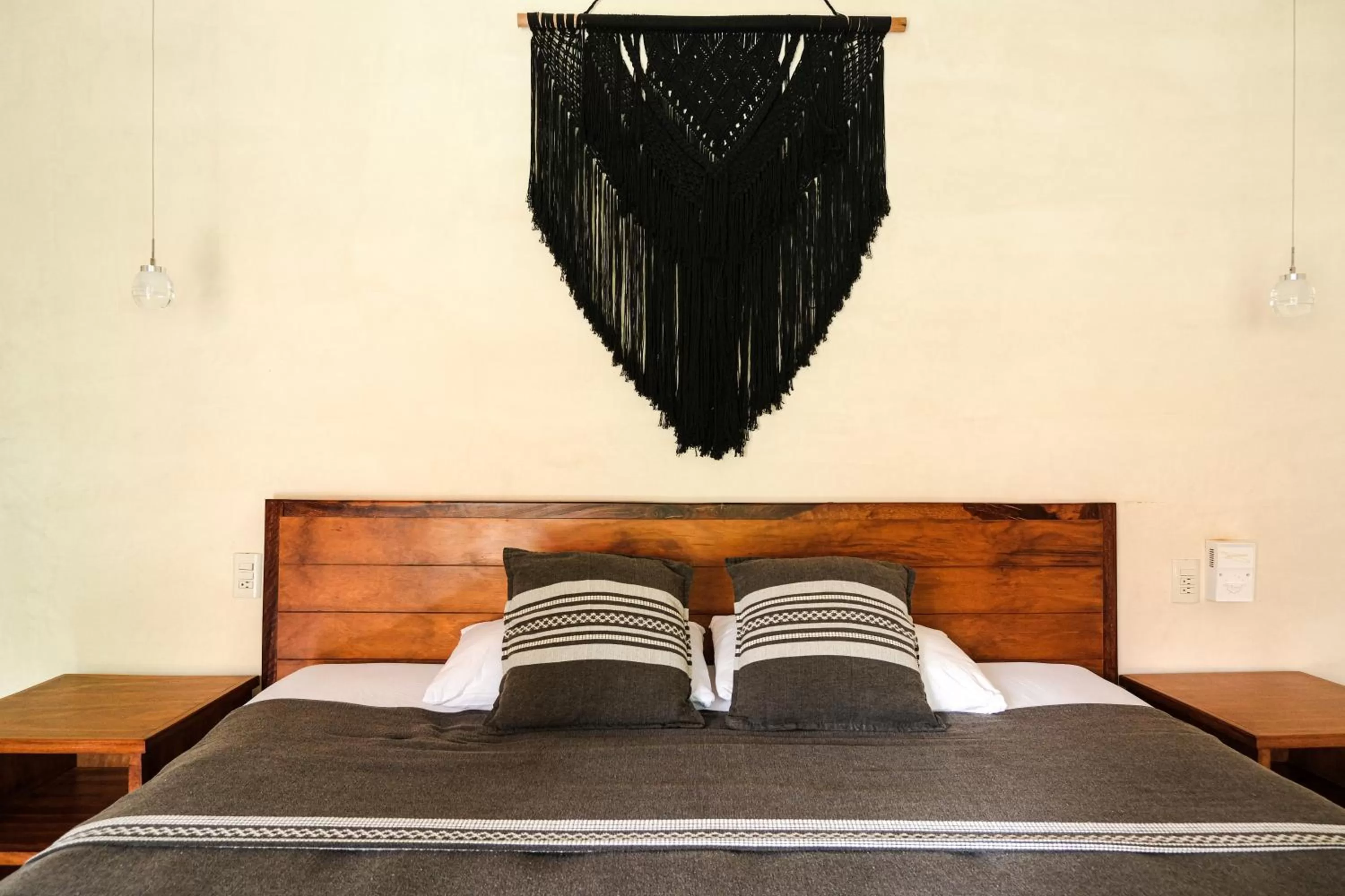 Bed in Hotel Uolis Nah