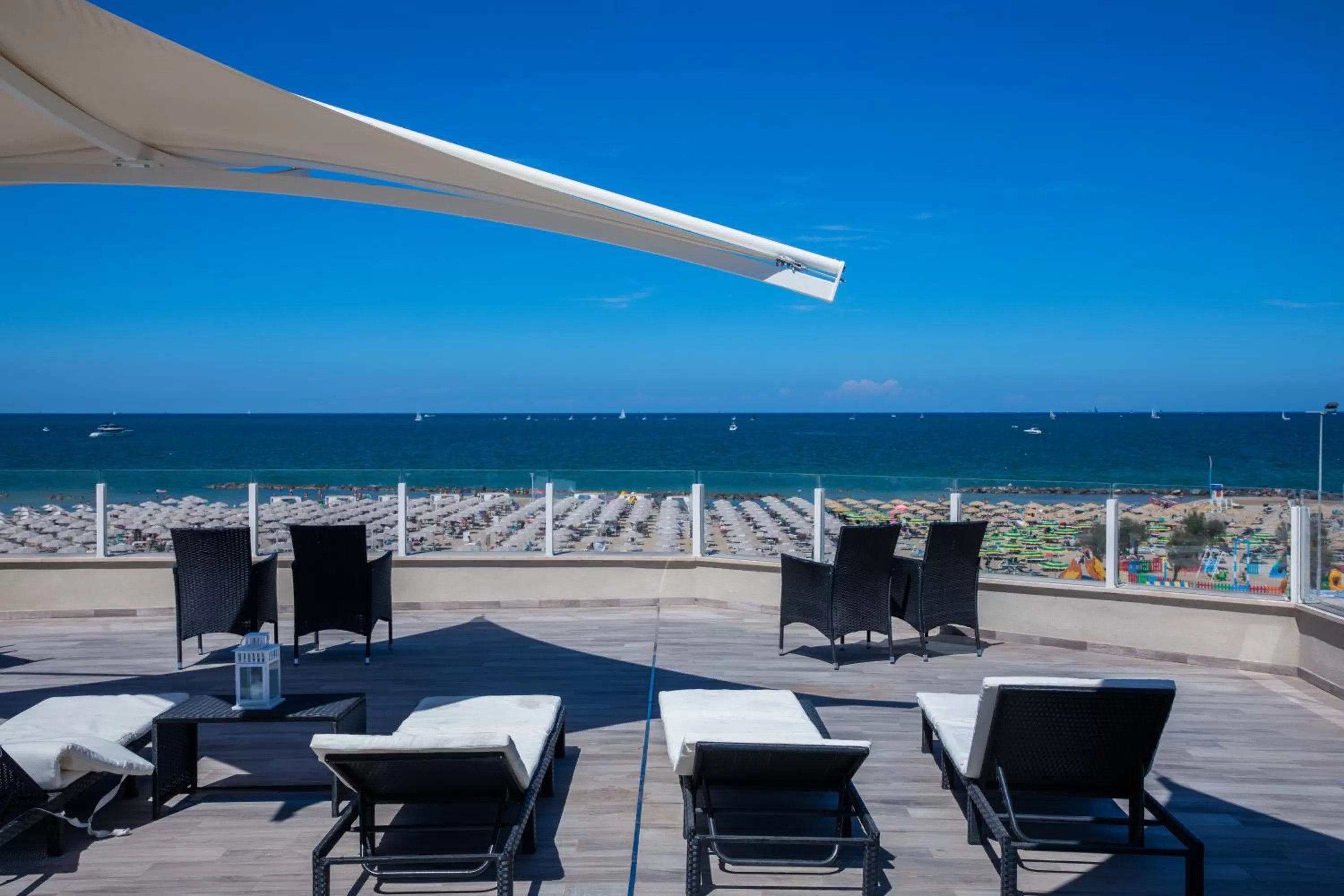 Balcony/Terrace in Hotel Baby