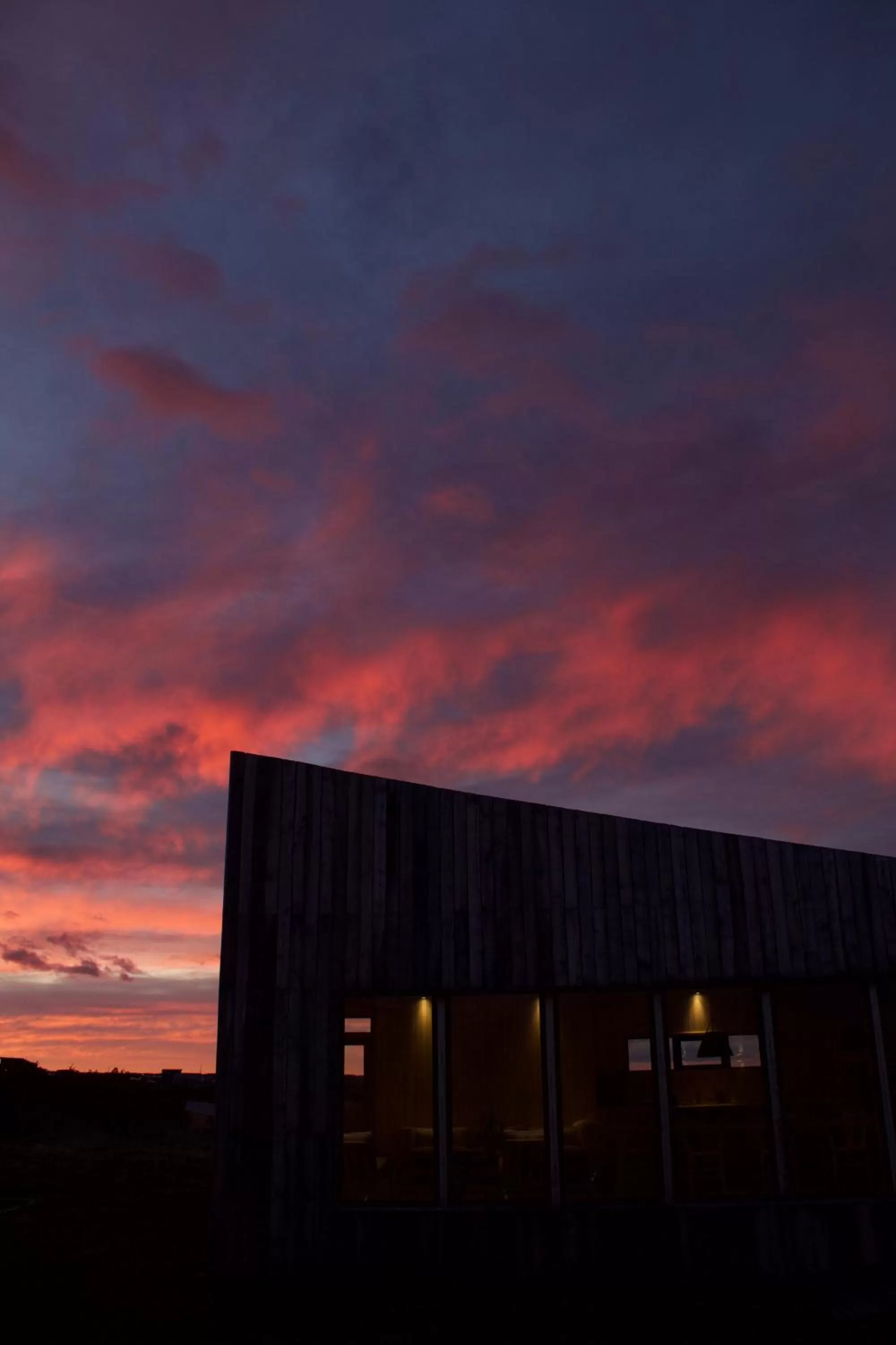 Property building, Sunrise/Sunset in AKA Patagonia