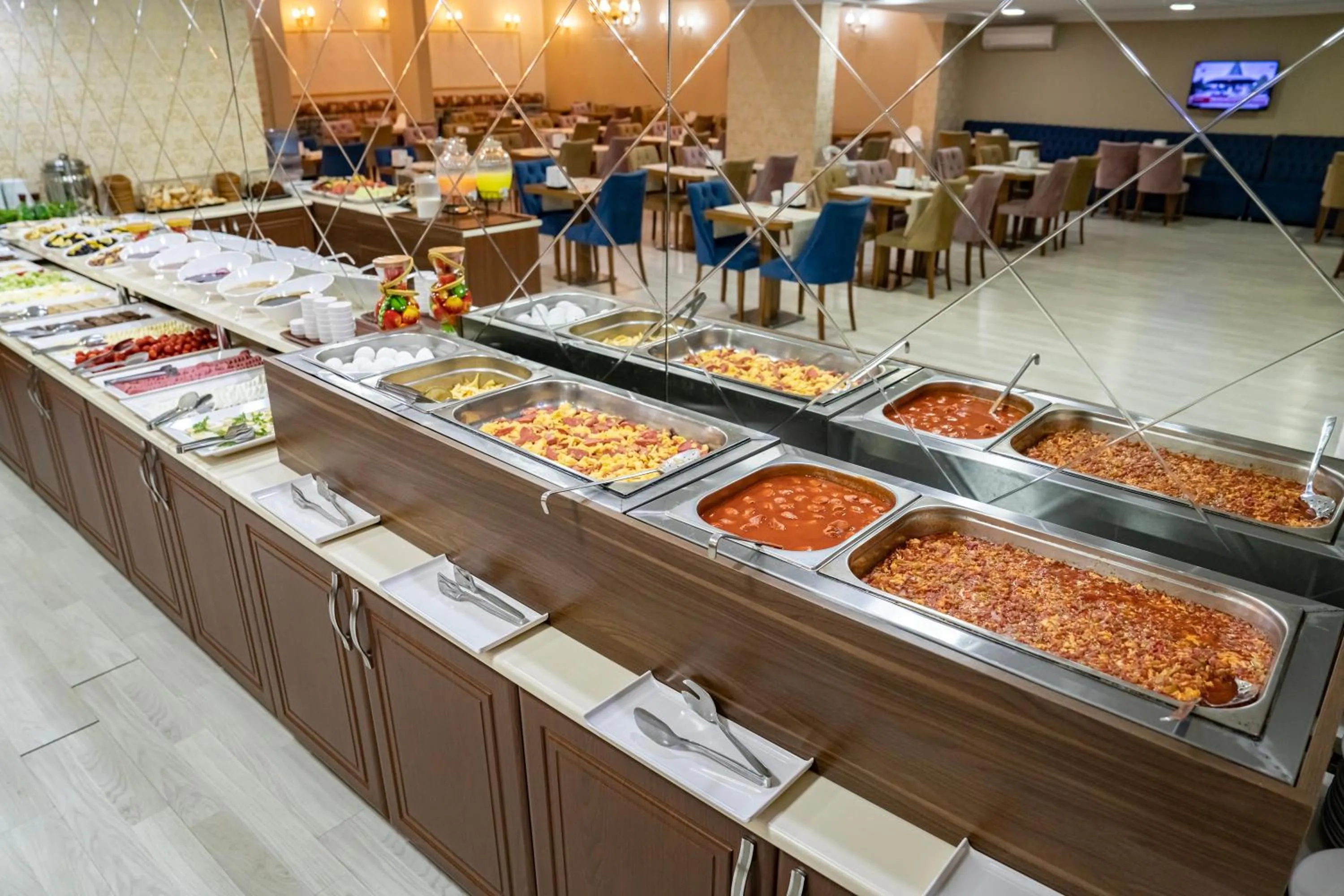 Buffet breakfast in Grand Hamit Hotel