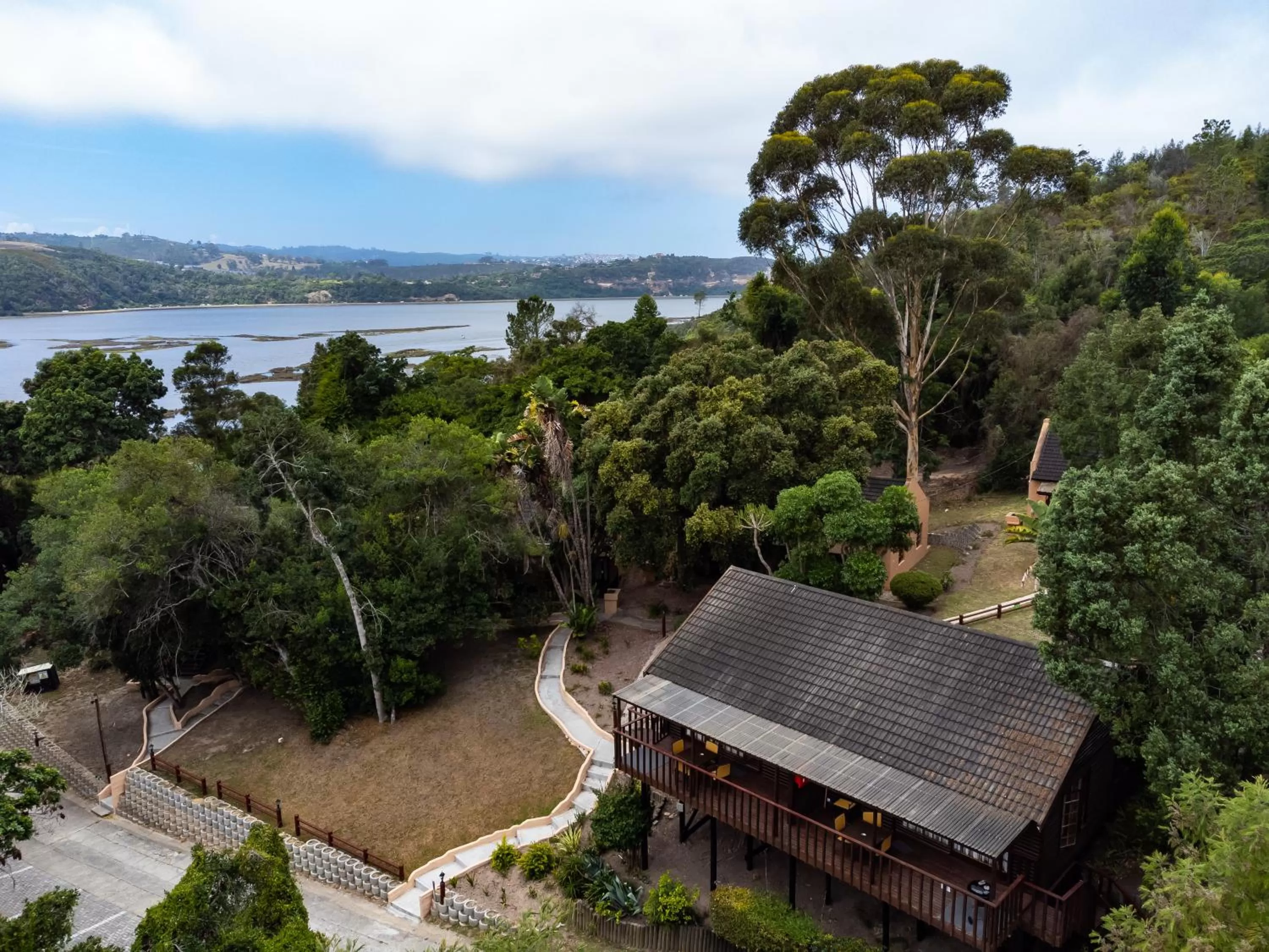 Bird's eye view in Gooderson Knysna Chalets