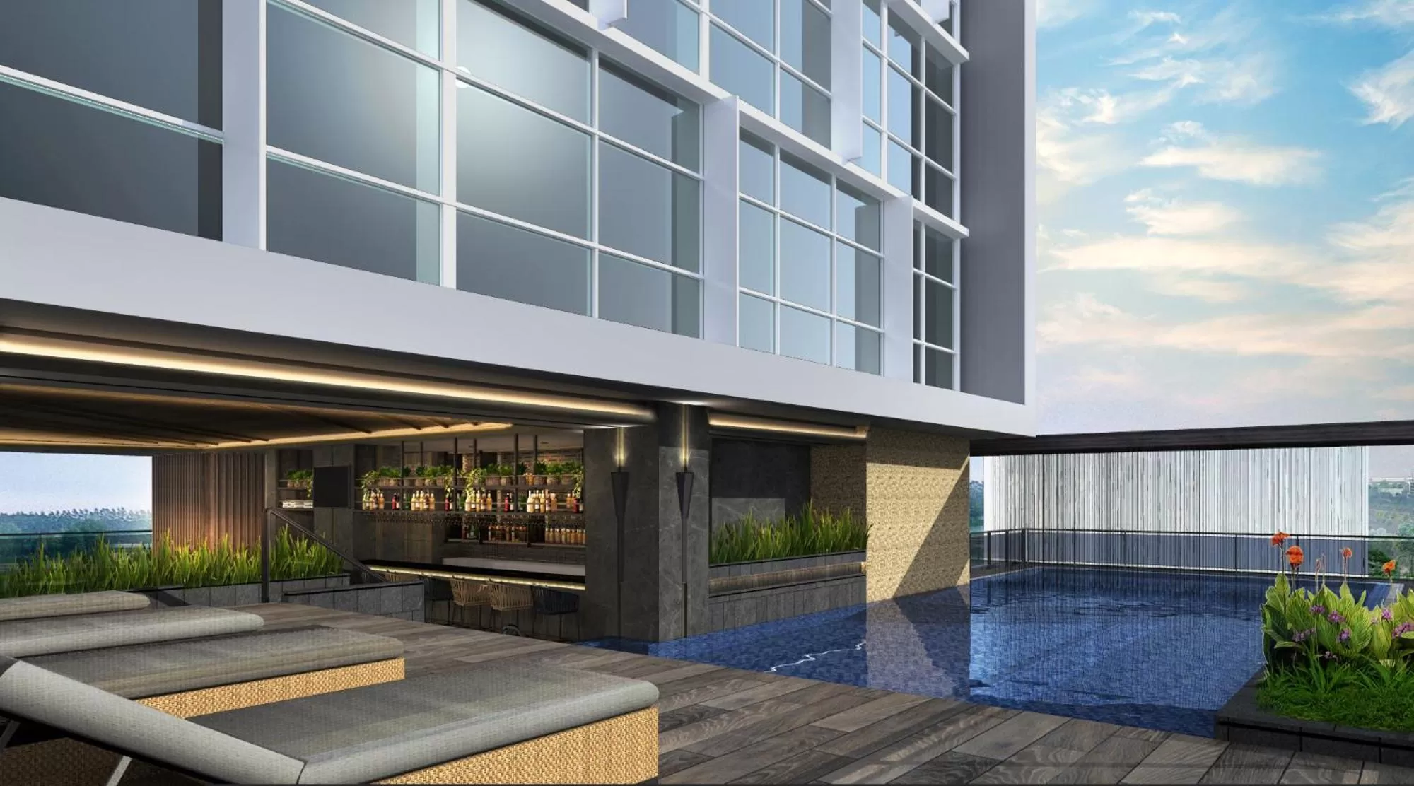 Swimming pool in Mercure Pangkalan Bun