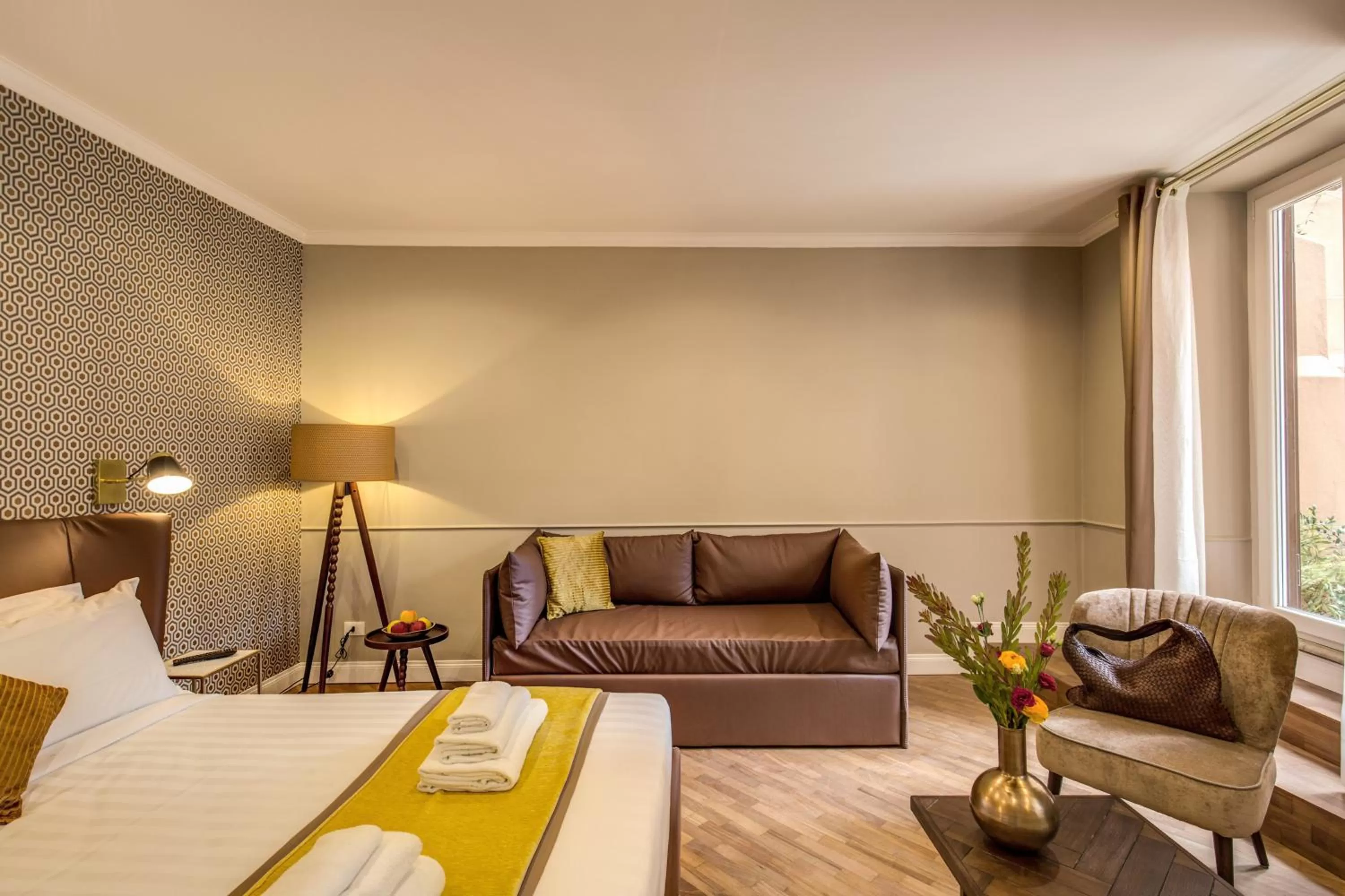 Bedroom, Bed in Charme Spagna Boutique Hotel