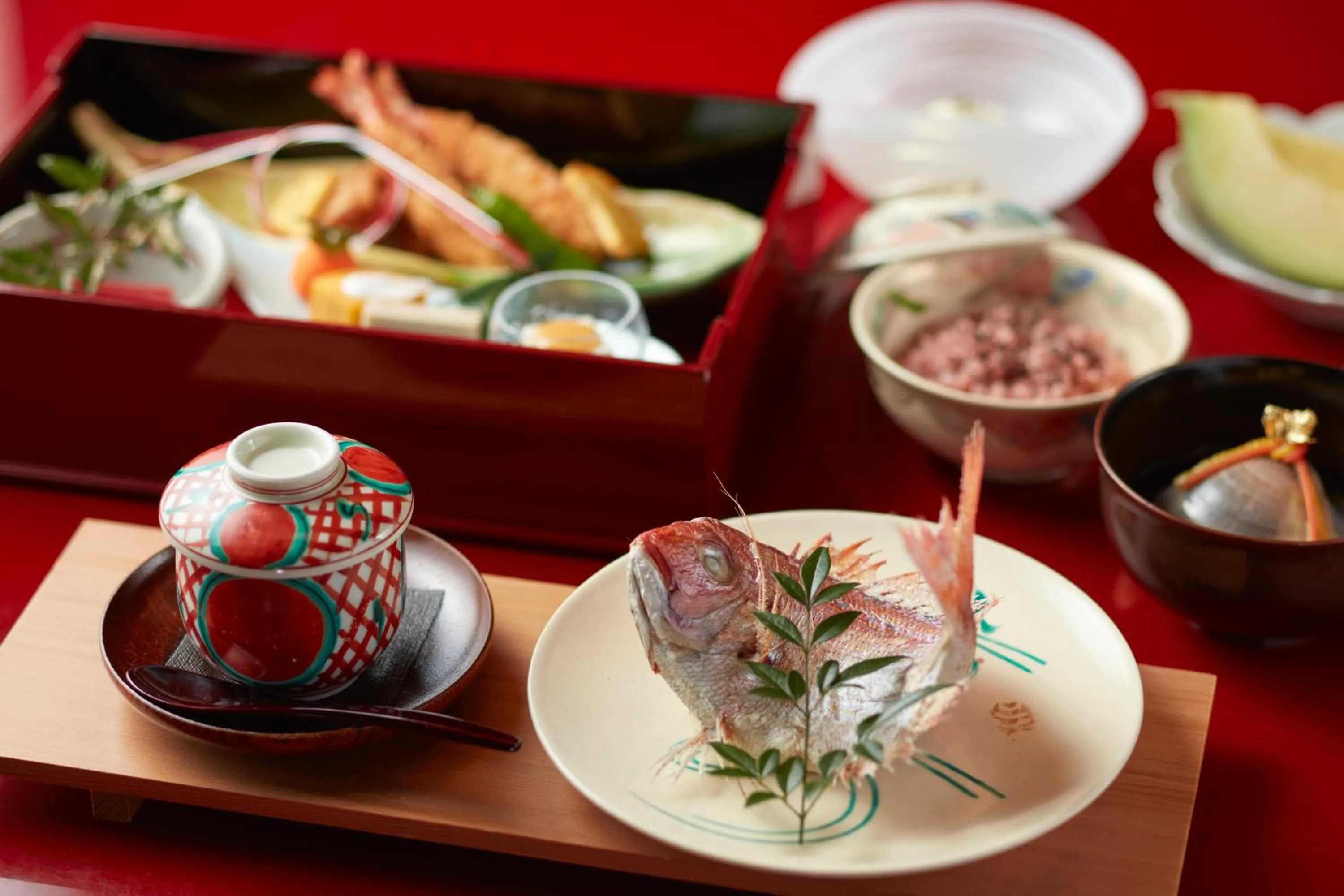 Food and drinks in Hotel Gajoen Tokyo