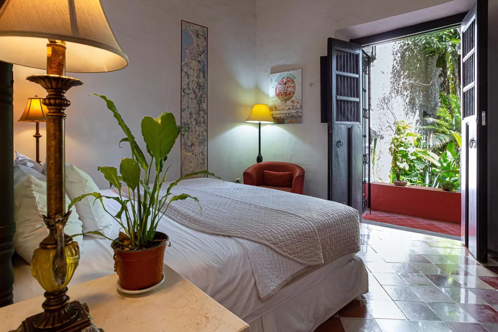 Bed in Villa Merida Boutique Hotel