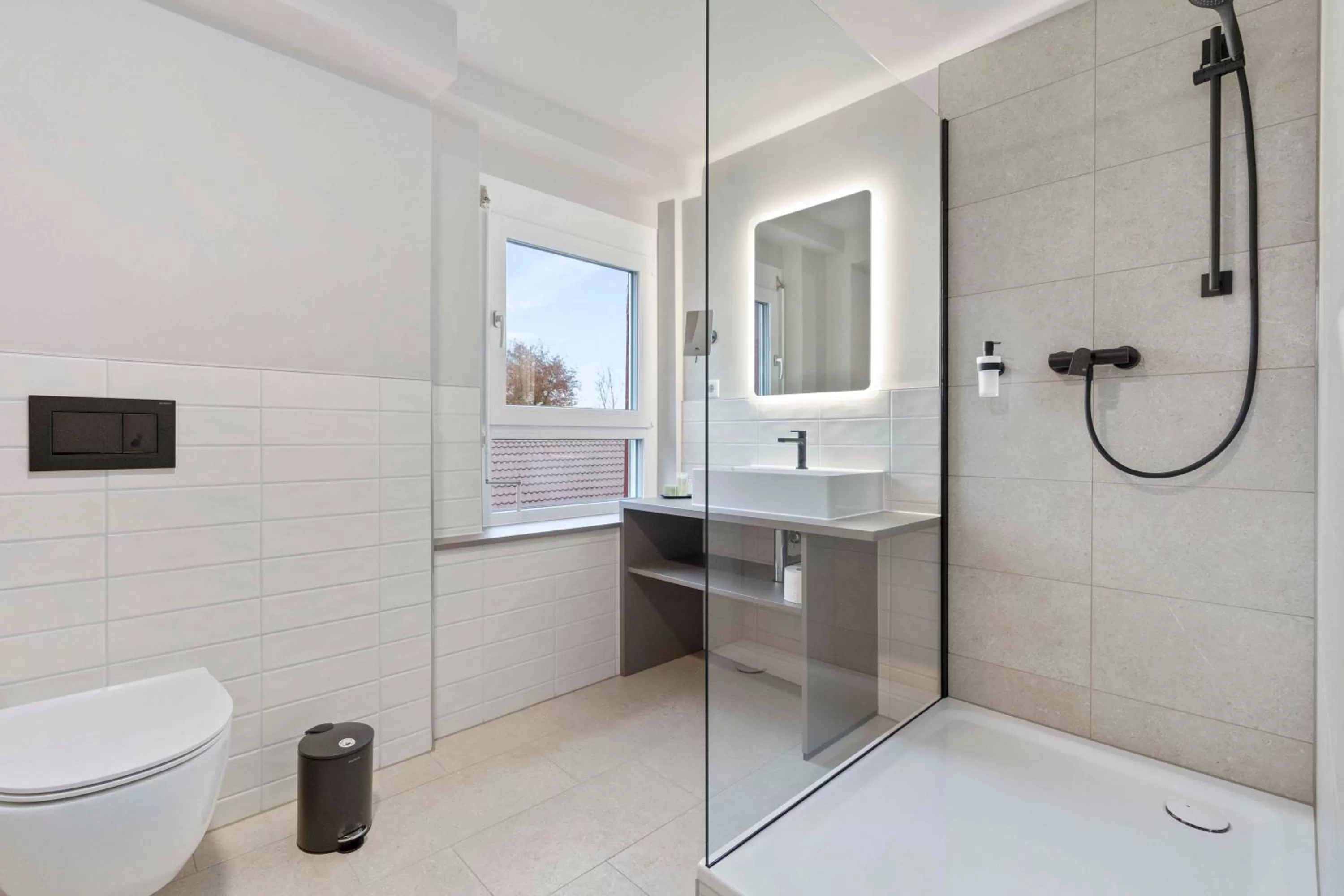 Shower in Hotel Garni Traube