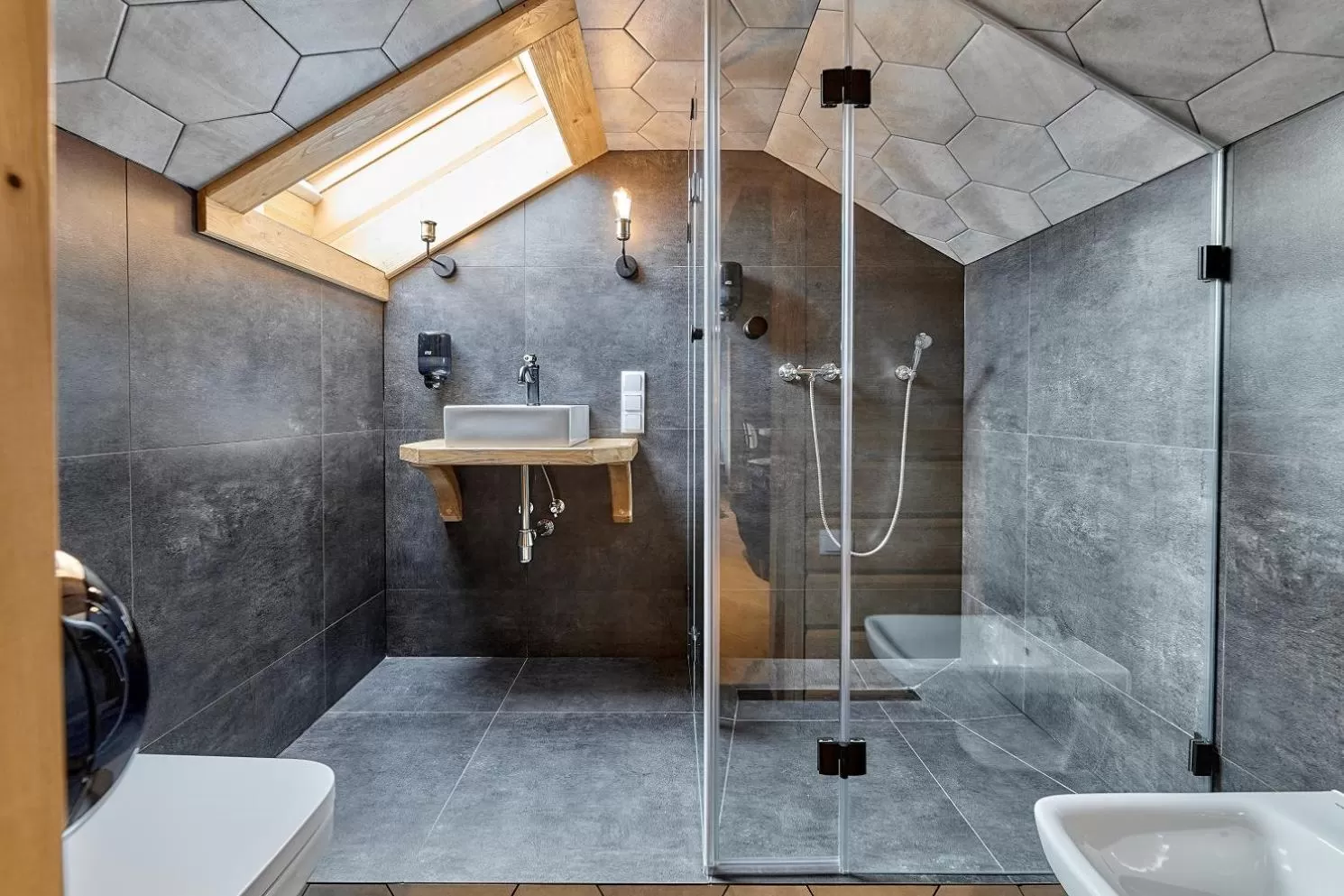 Bathroom in Aparthotel Giewont