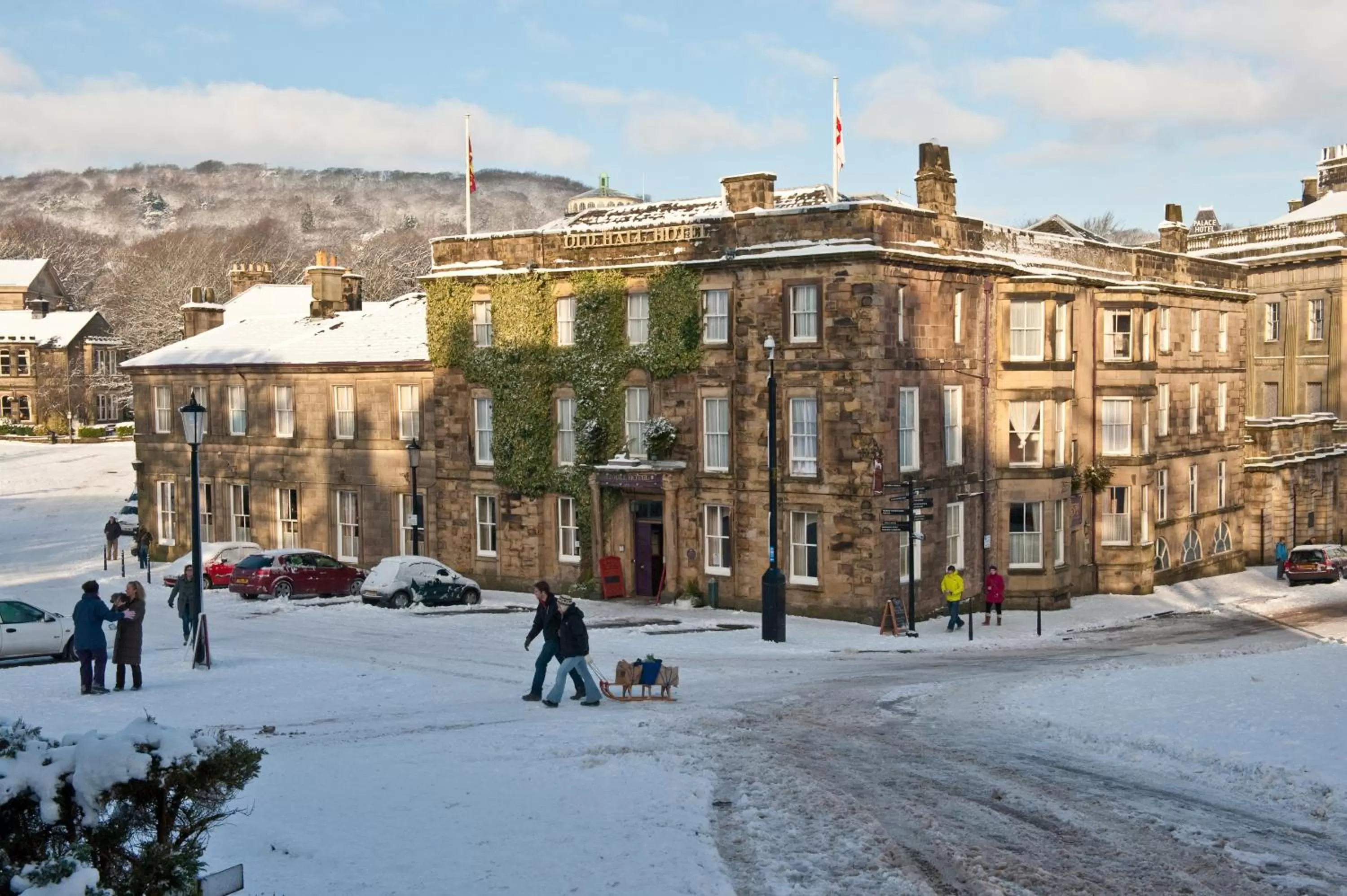 Facade/entrance in Old Hall Hotel