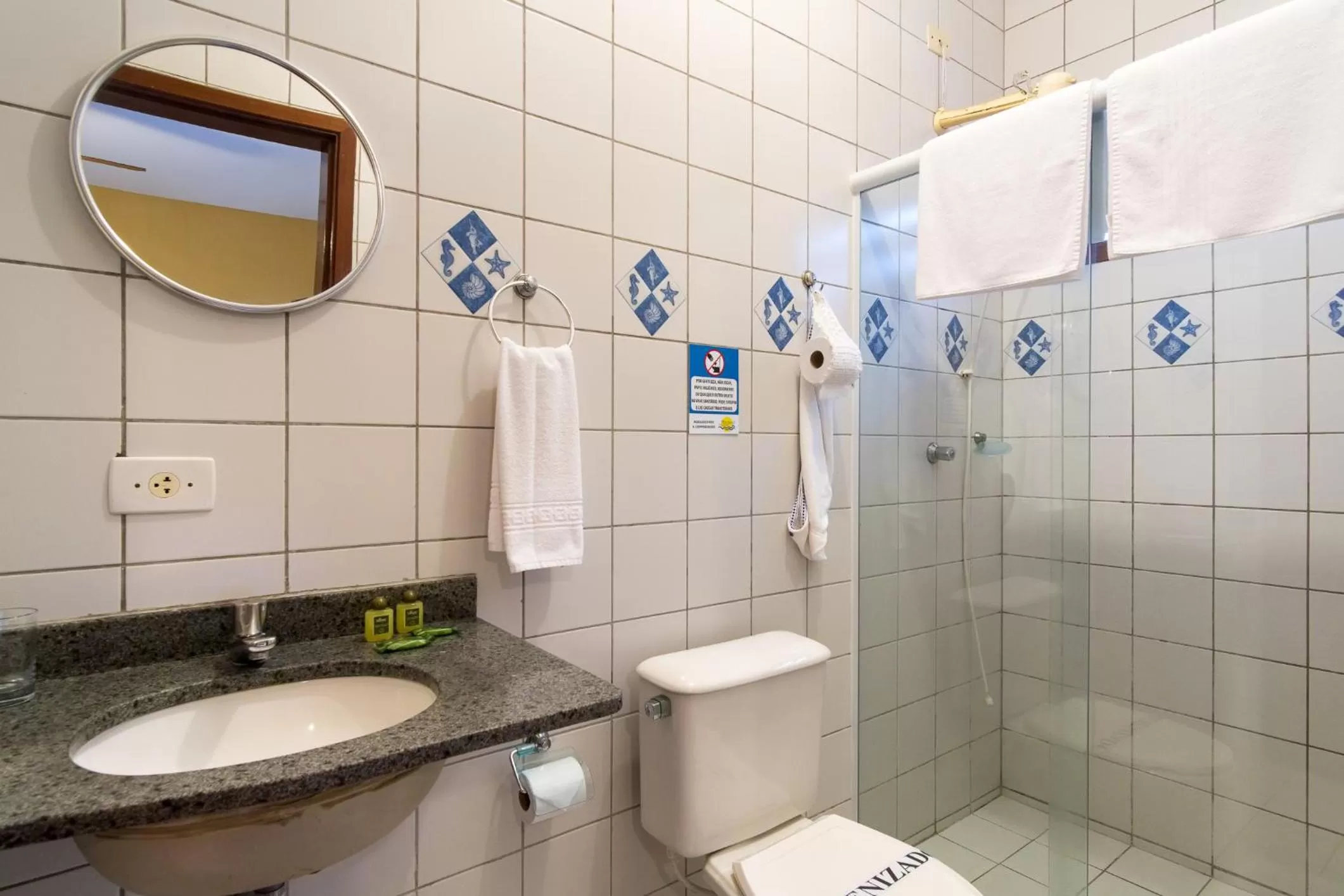 Bathroom in Pousada Mar Azul