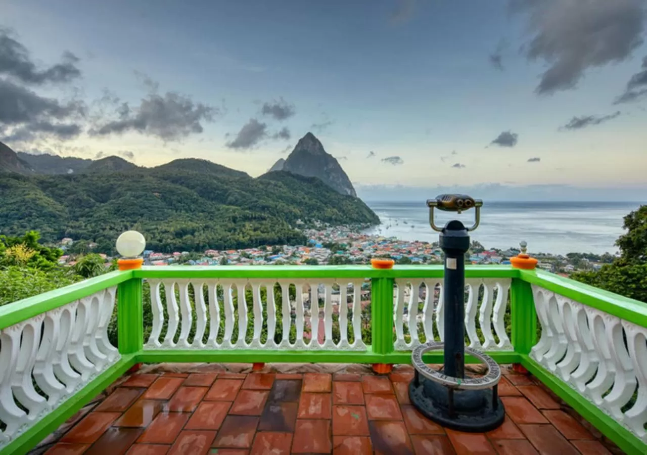 Balcony/Terrace in Villa Des Pitons