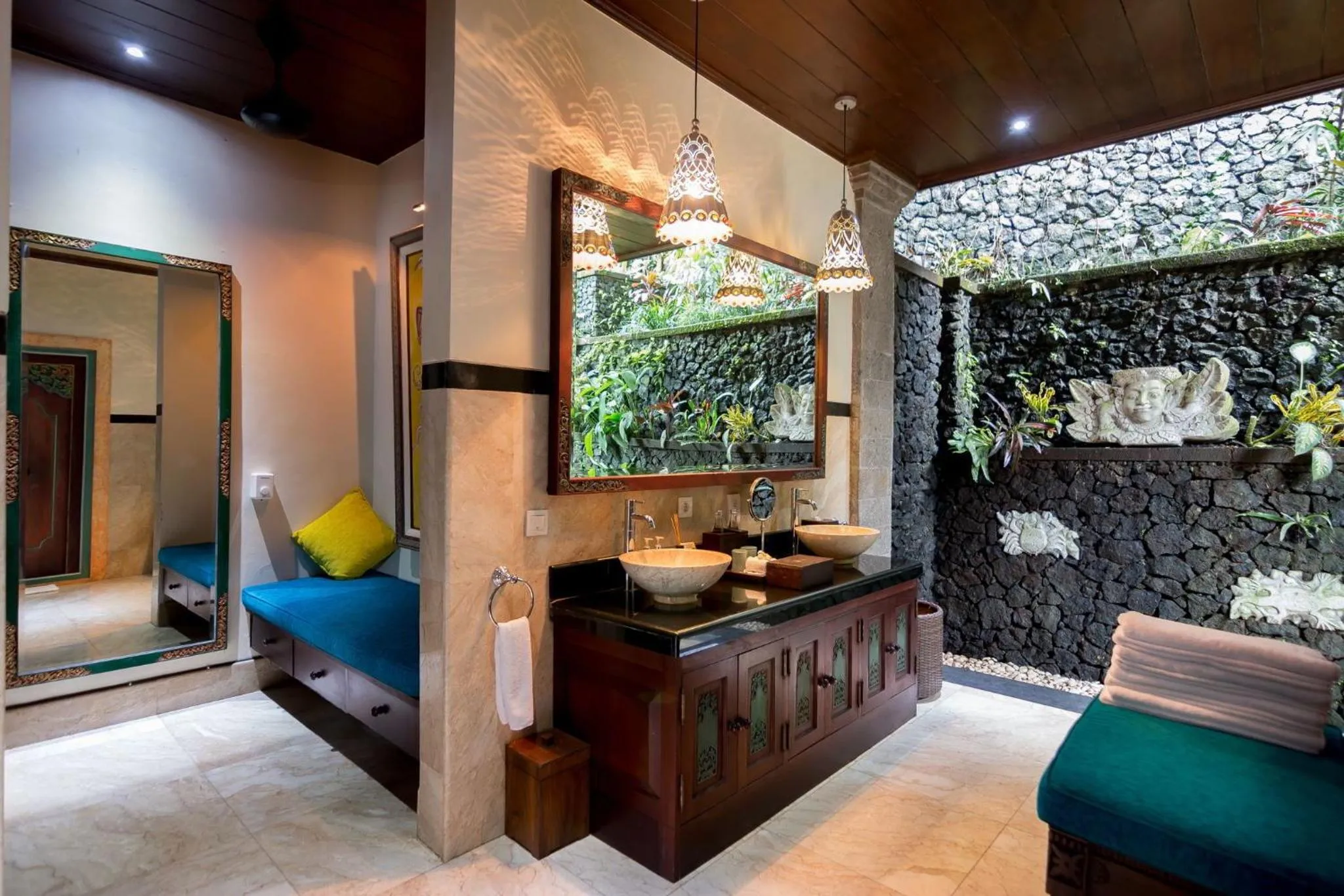 Bathroom in Bidadari Private Villas & Retreat