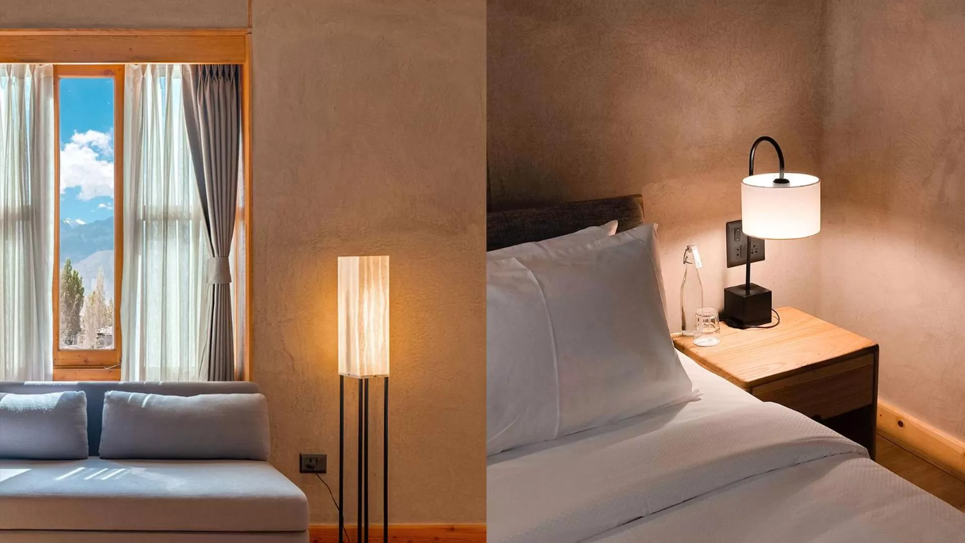 View (from property/room) in Chospa Hotel, Leh