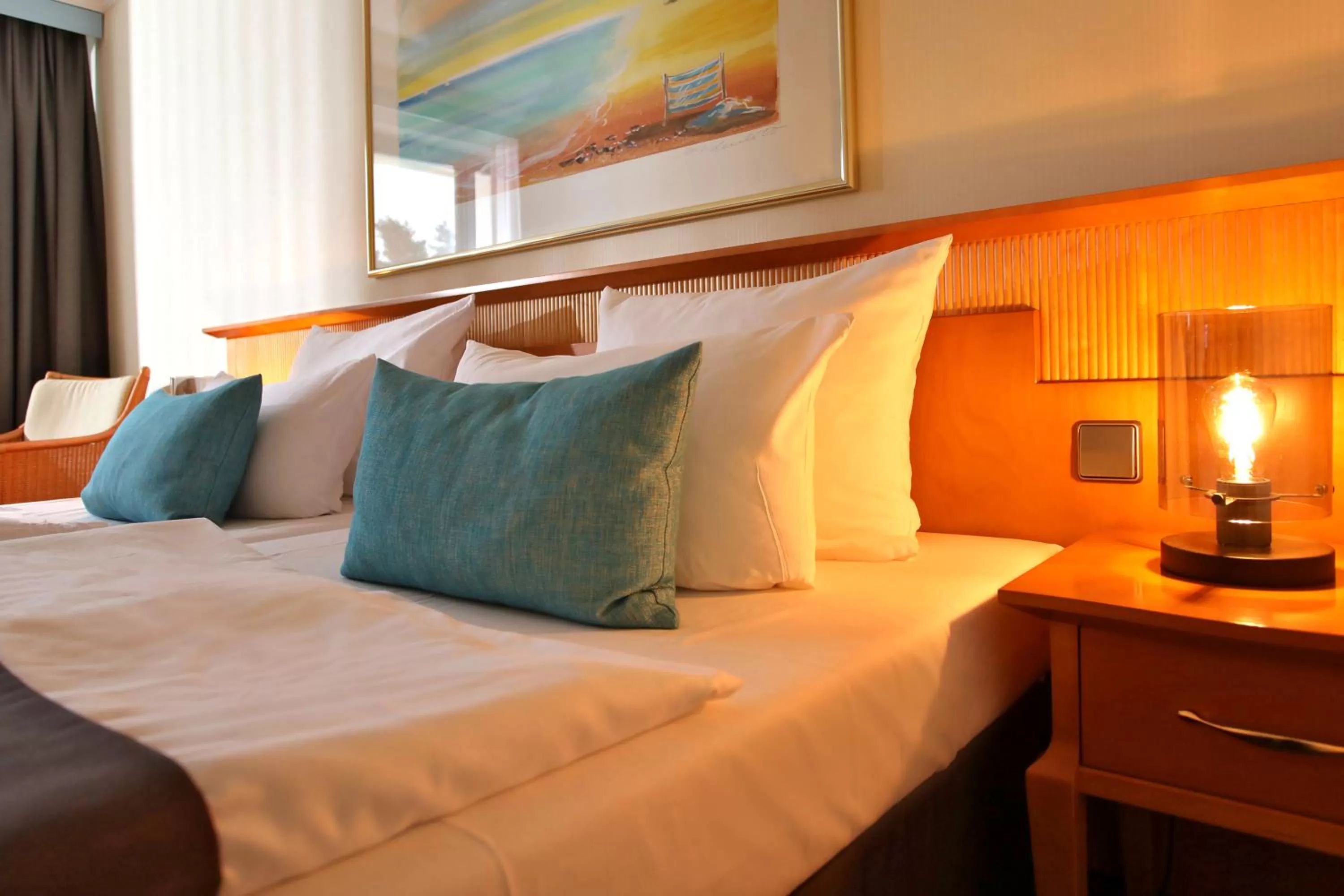 Bedroom, Bed in Hotel Bernstein Prerow