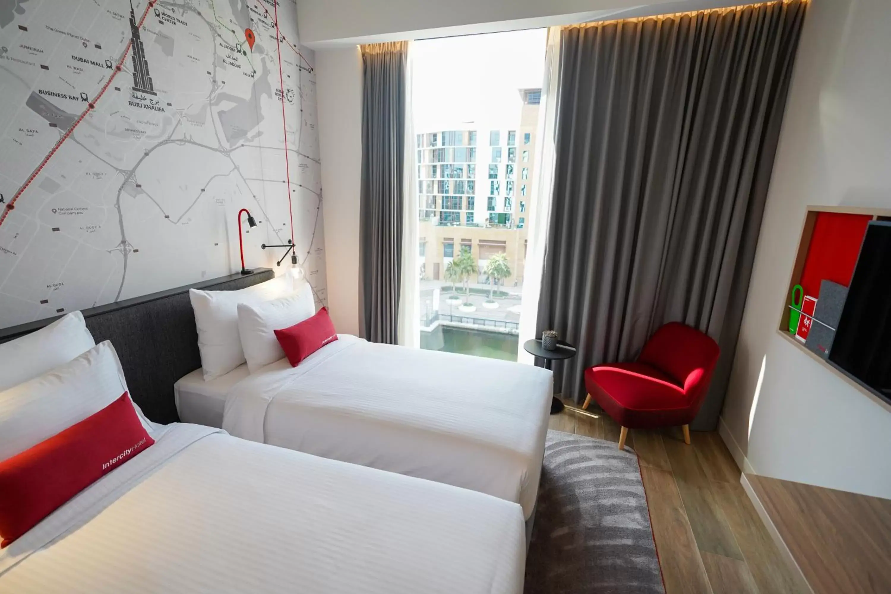 Superior Room Canal View Twin (Includes 15% Off F&B and Shuttle Service to Festival City Mall) in IntercityHotel Dubai Jaddaf Waterfront Superior Room Canal View Twin (Includes 15% Off F&B and Shuttle Service to Festival City Mall) in IntercityHotel Dubai Jaddaf Waterfront