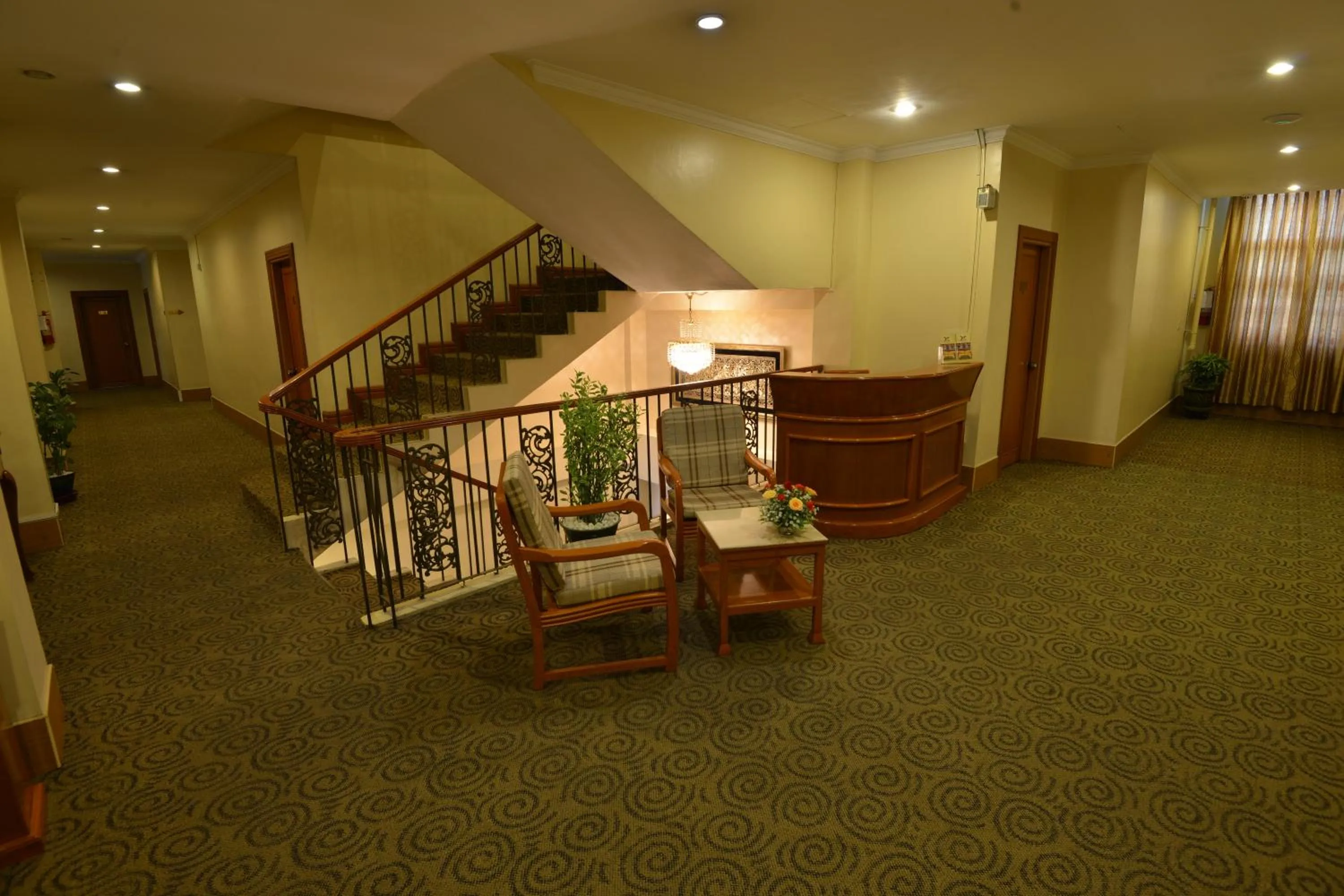 Decorative detail in Grand Palace Hotel