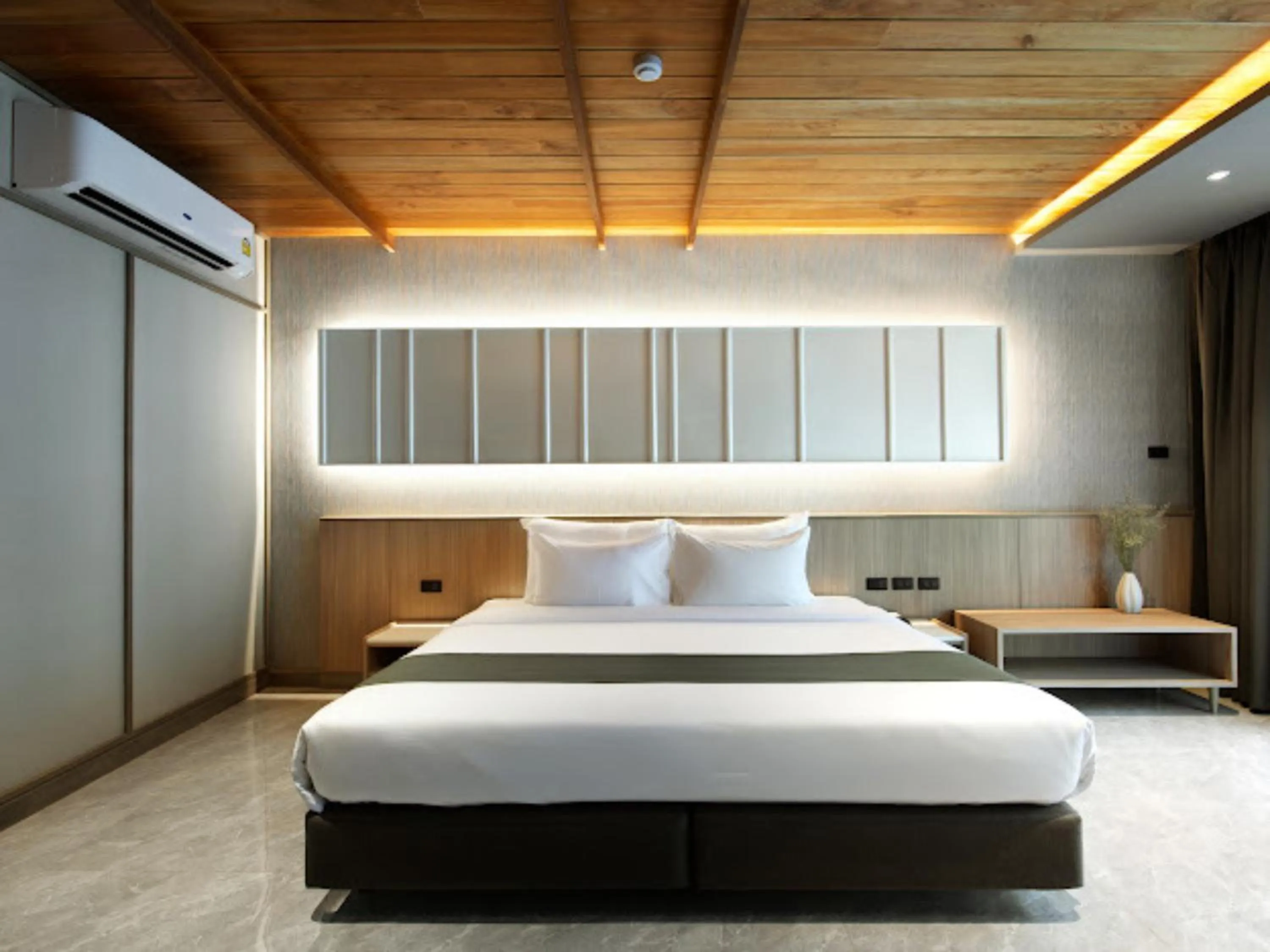 Bed in Areca Resort and Spa
