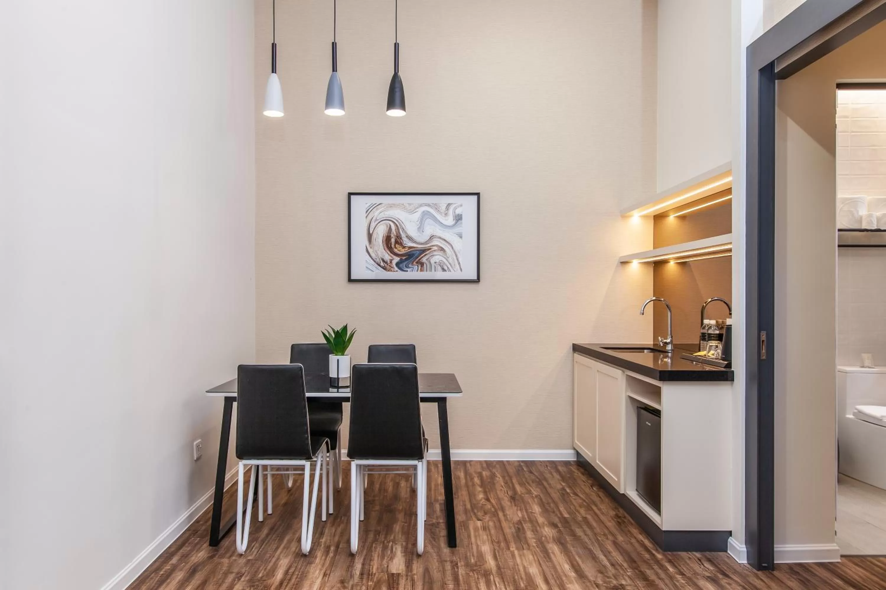 Living room in Wesley Hotel