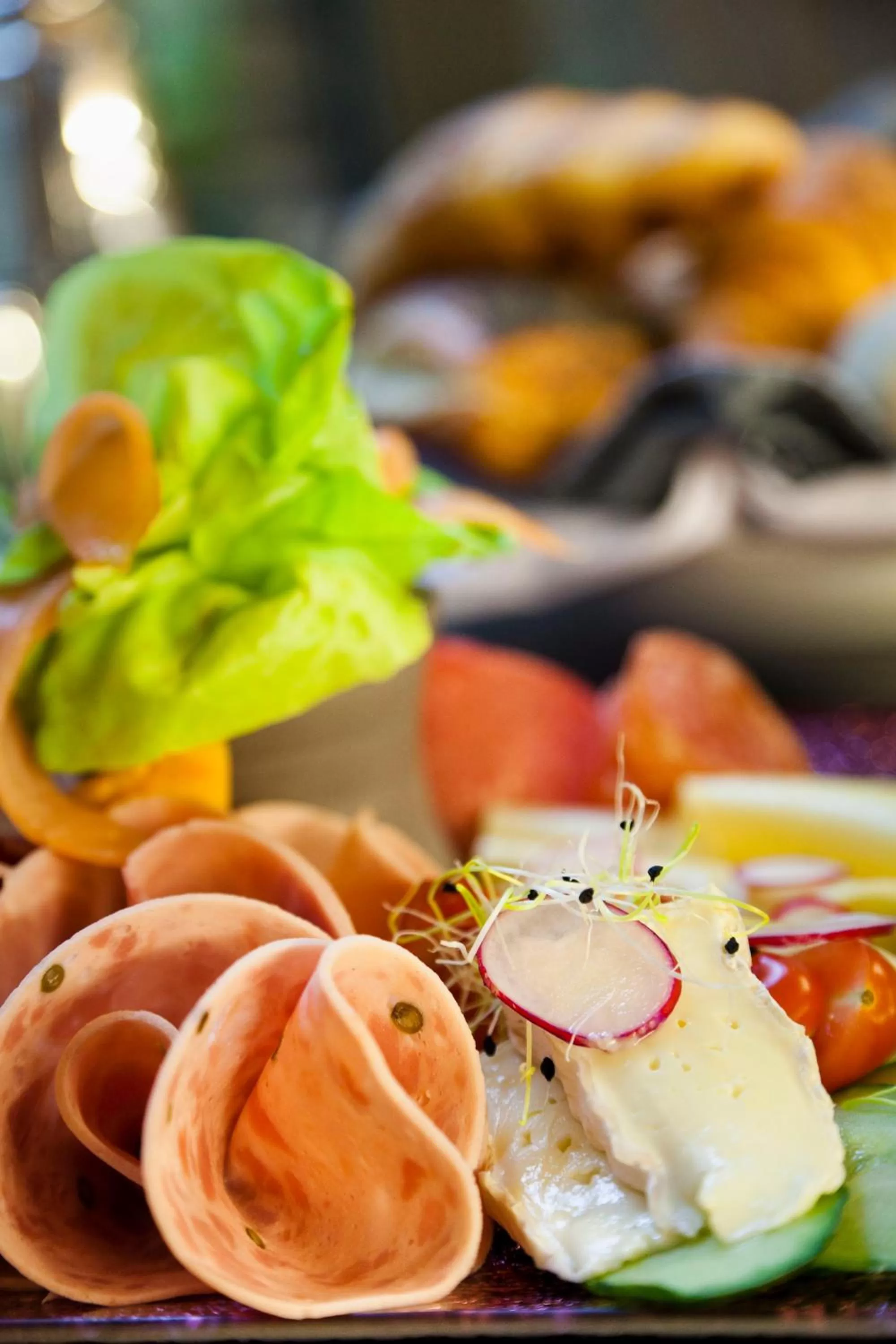 Food close-up in Hotel Diamonds and Pearls