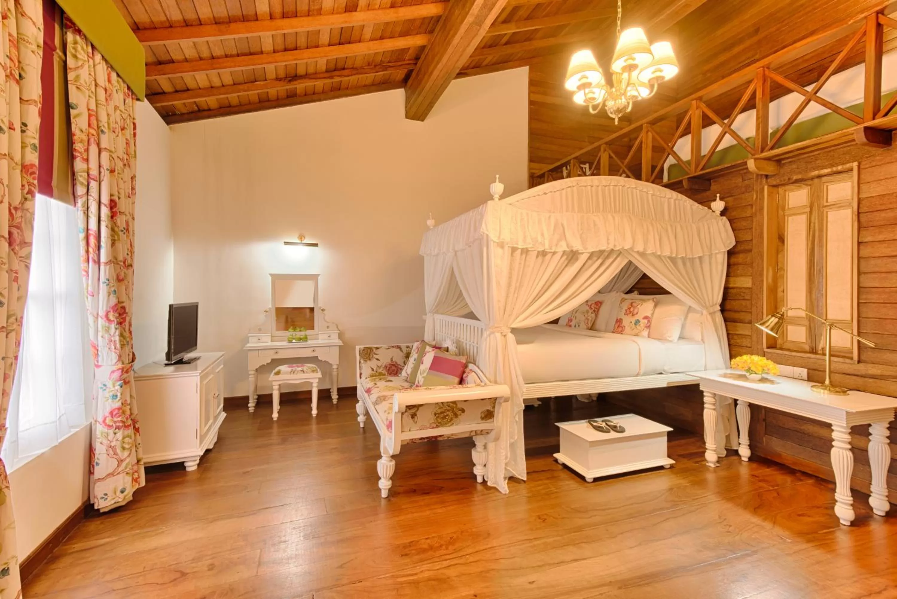 Decorative detail, Bed in Jetwing St Andrew's