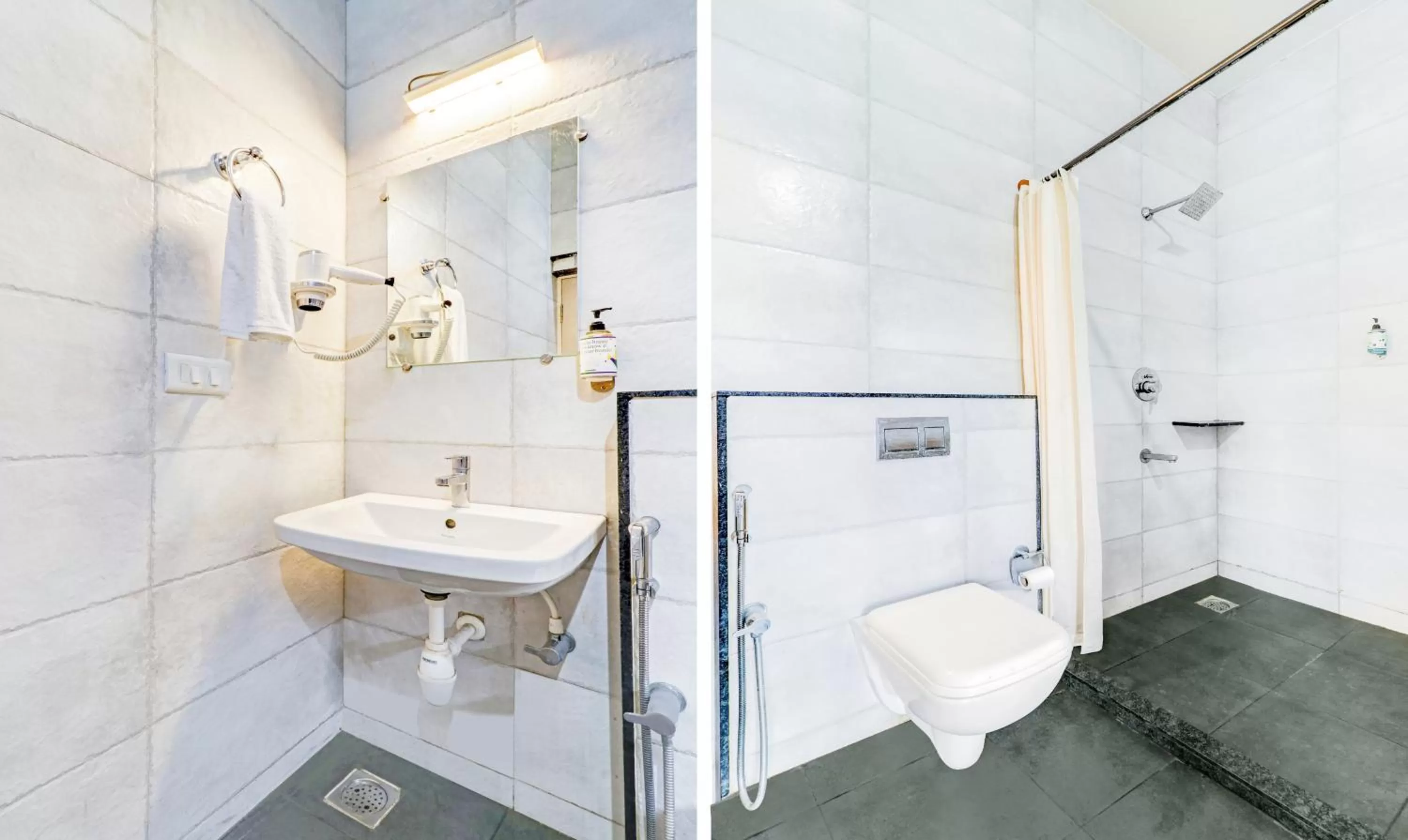 Shower in Treebo Benaka Residency