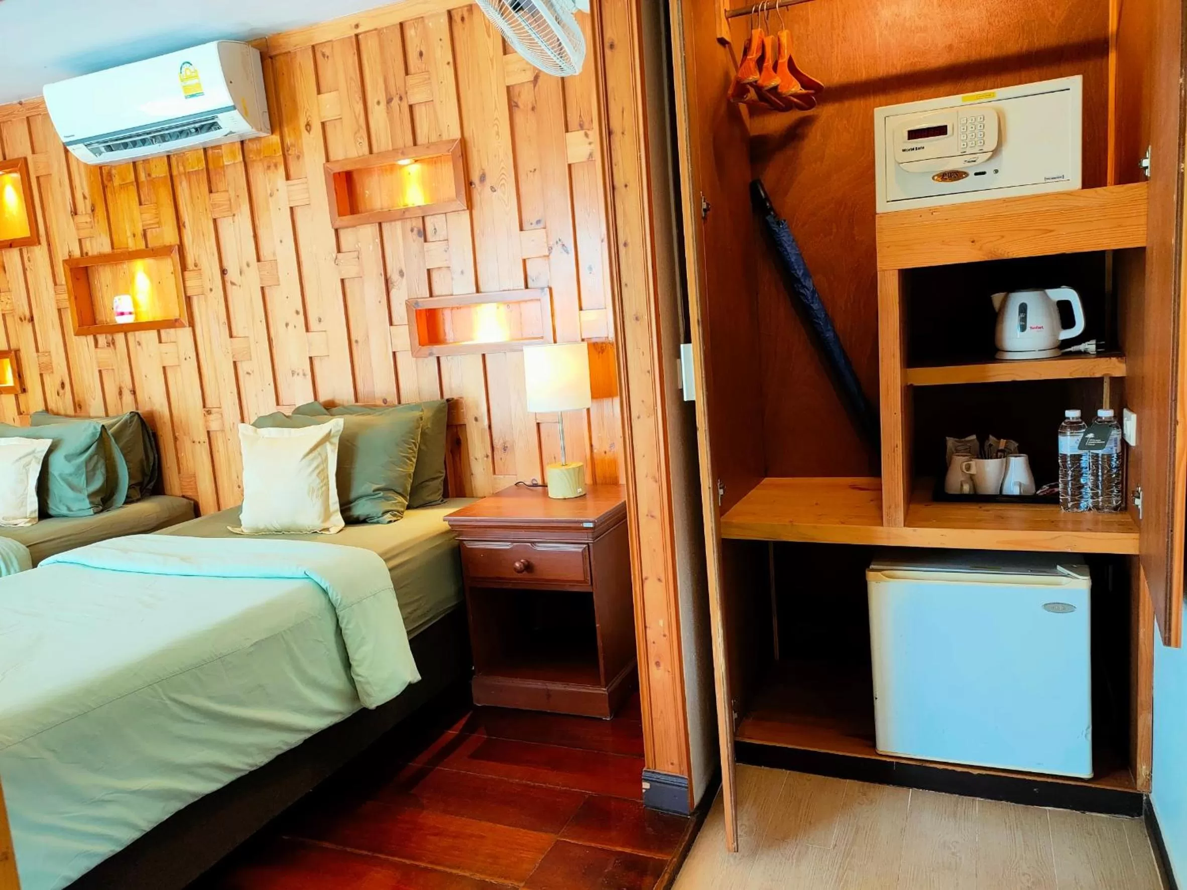 Bed in Koh Kood Beach Resort