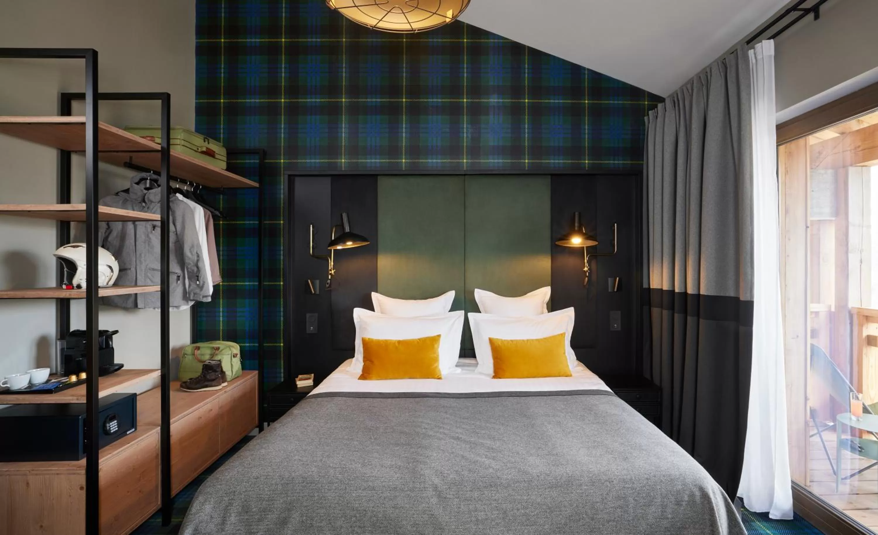 Bed in Chalet Alpen Valley, Mont-Blanc