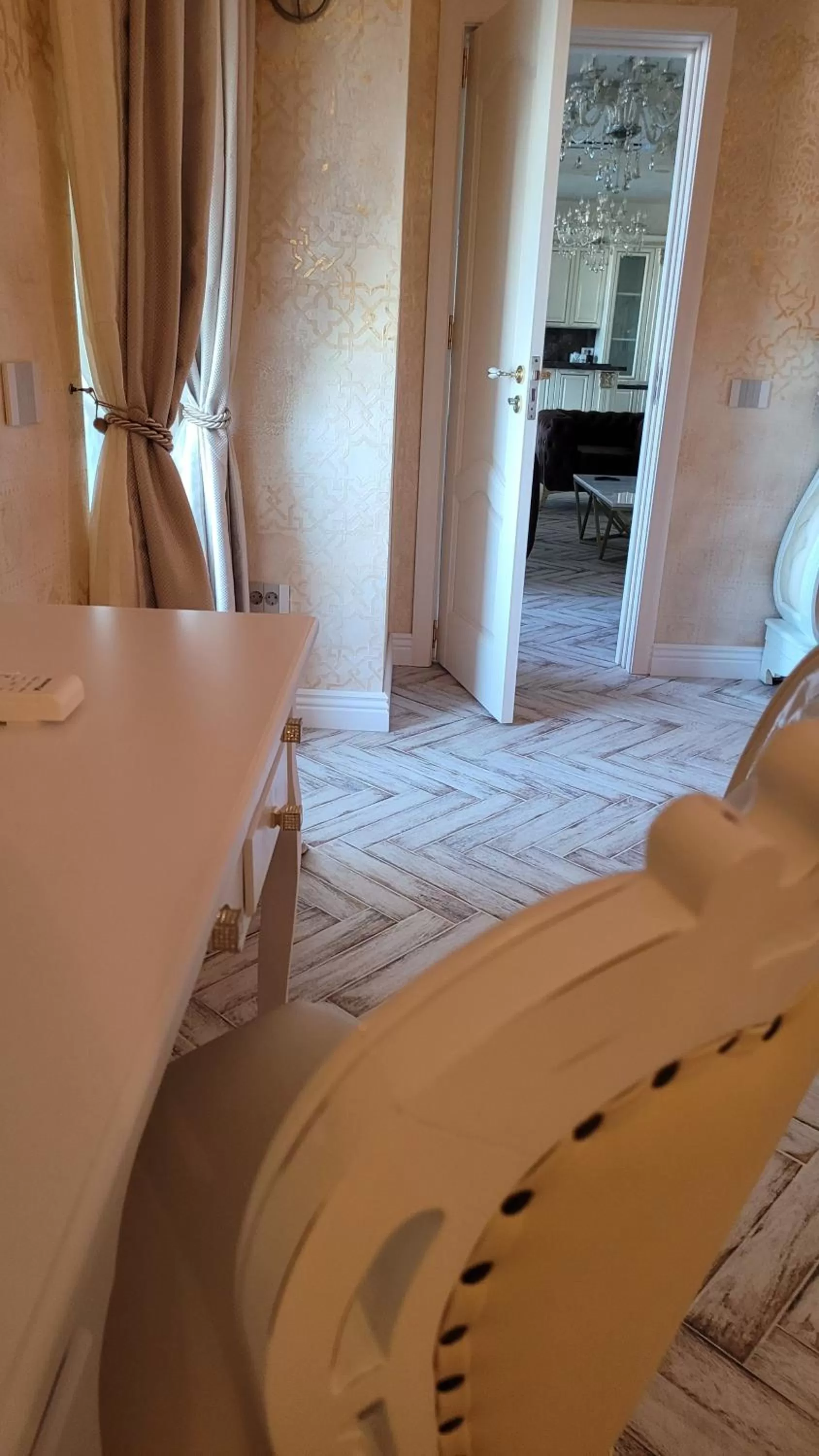 Seating area in Terrace Suites Iasi