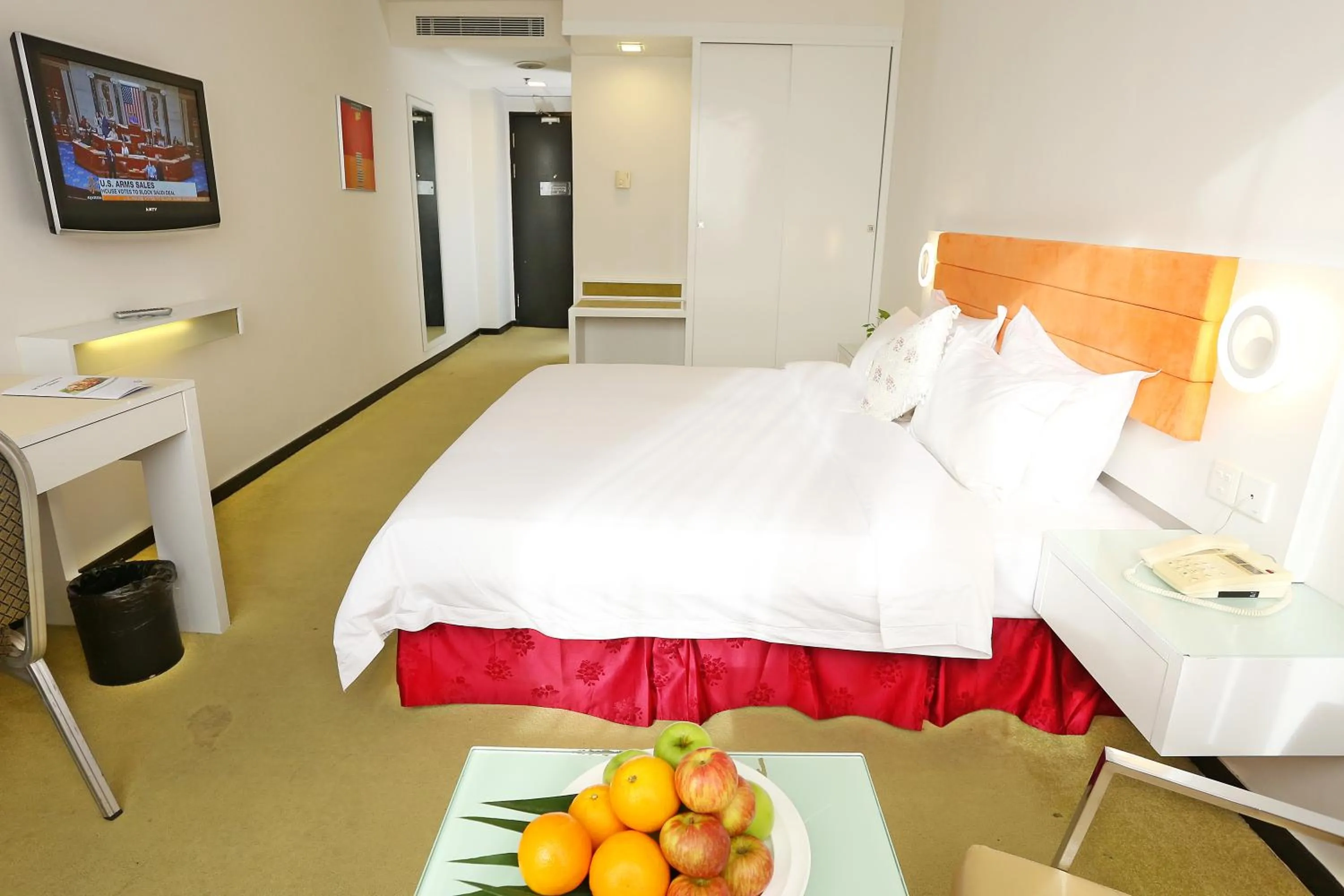 Bed in Borneo Royale Hotel