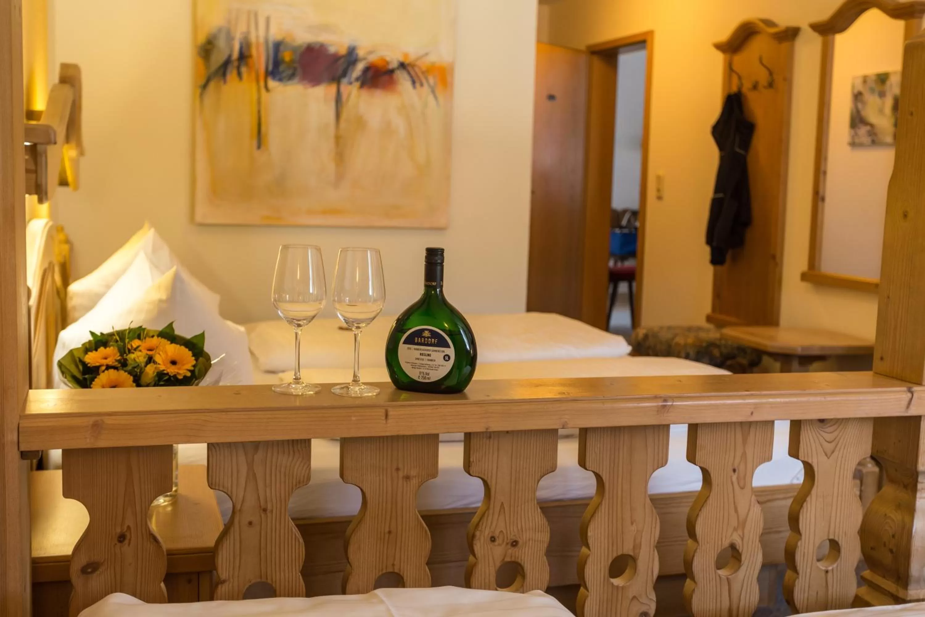 Photo of the whole room, Bed in Hotel Löwen