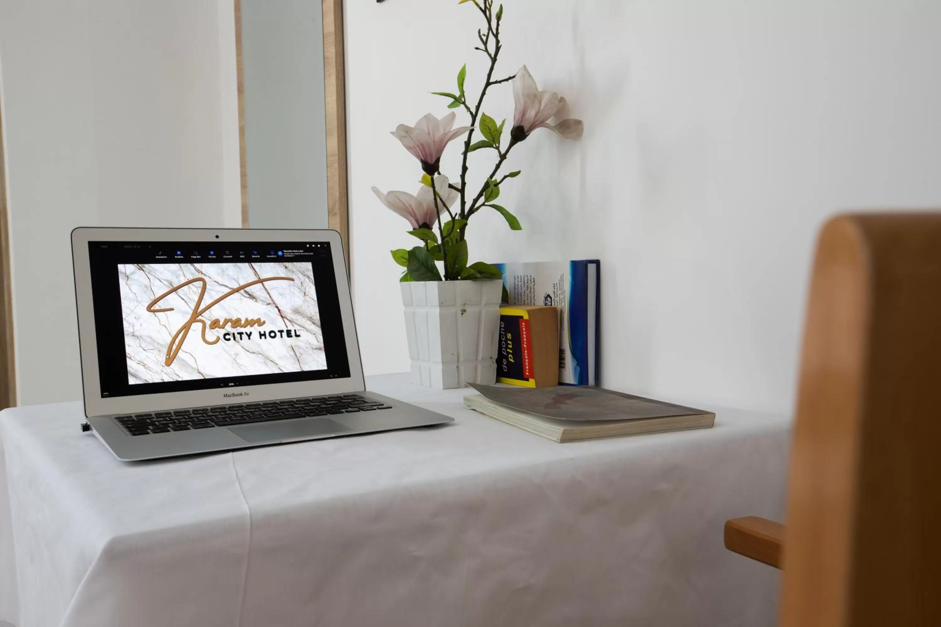 Library in Karam City Hotel