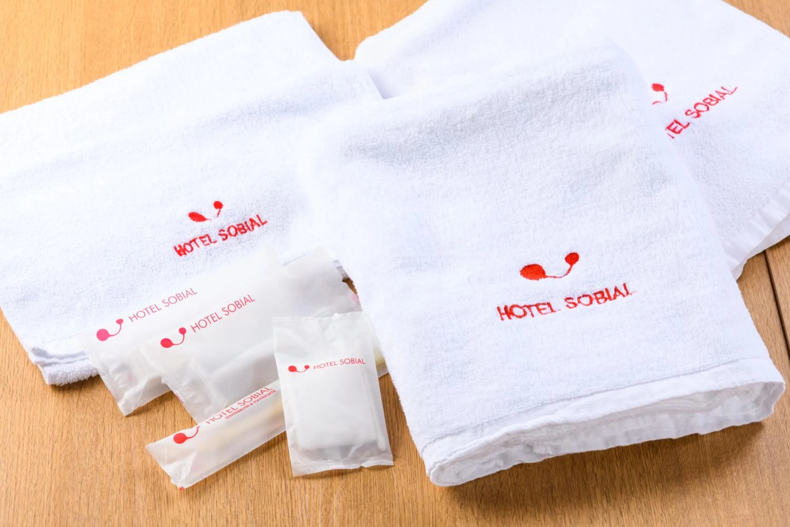 towels in Hotel Sobial Namba Daikokucho