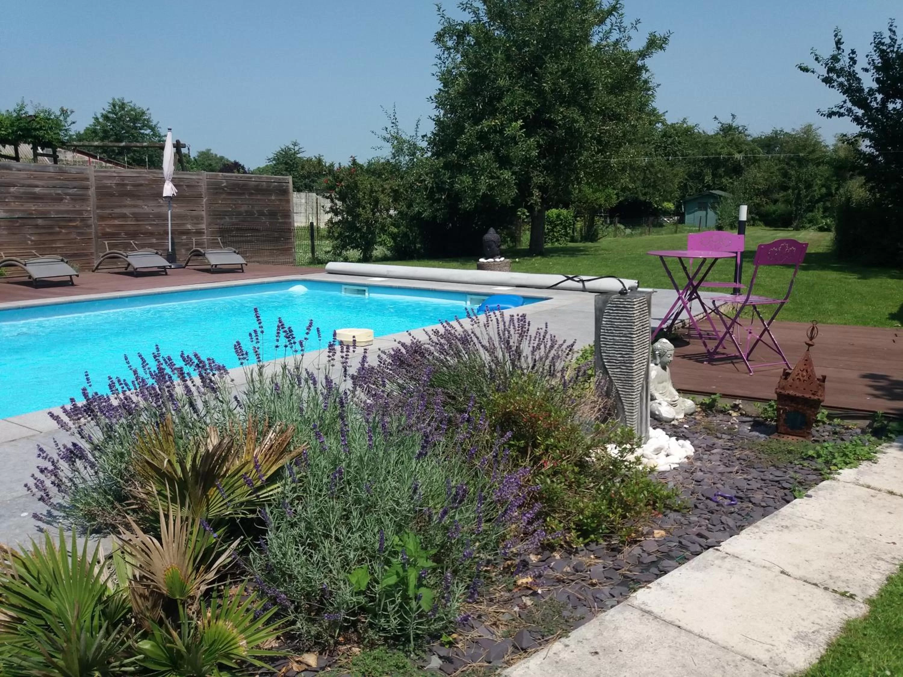 Swimming Pool in Secret d'une Nuit a vicq prės de valenciennes,onnaing,saint saulve avec piscine , jaccuzi