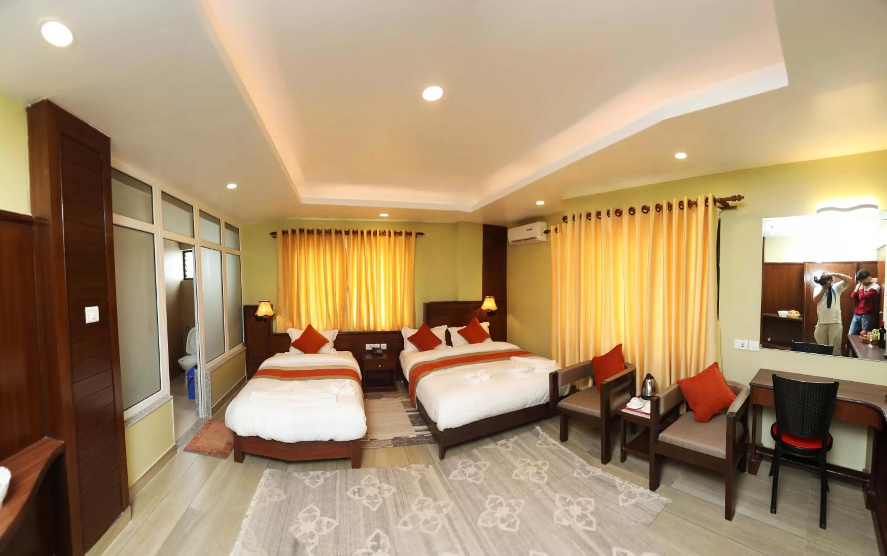 Decorative detail, Bed in Hotel The Clock