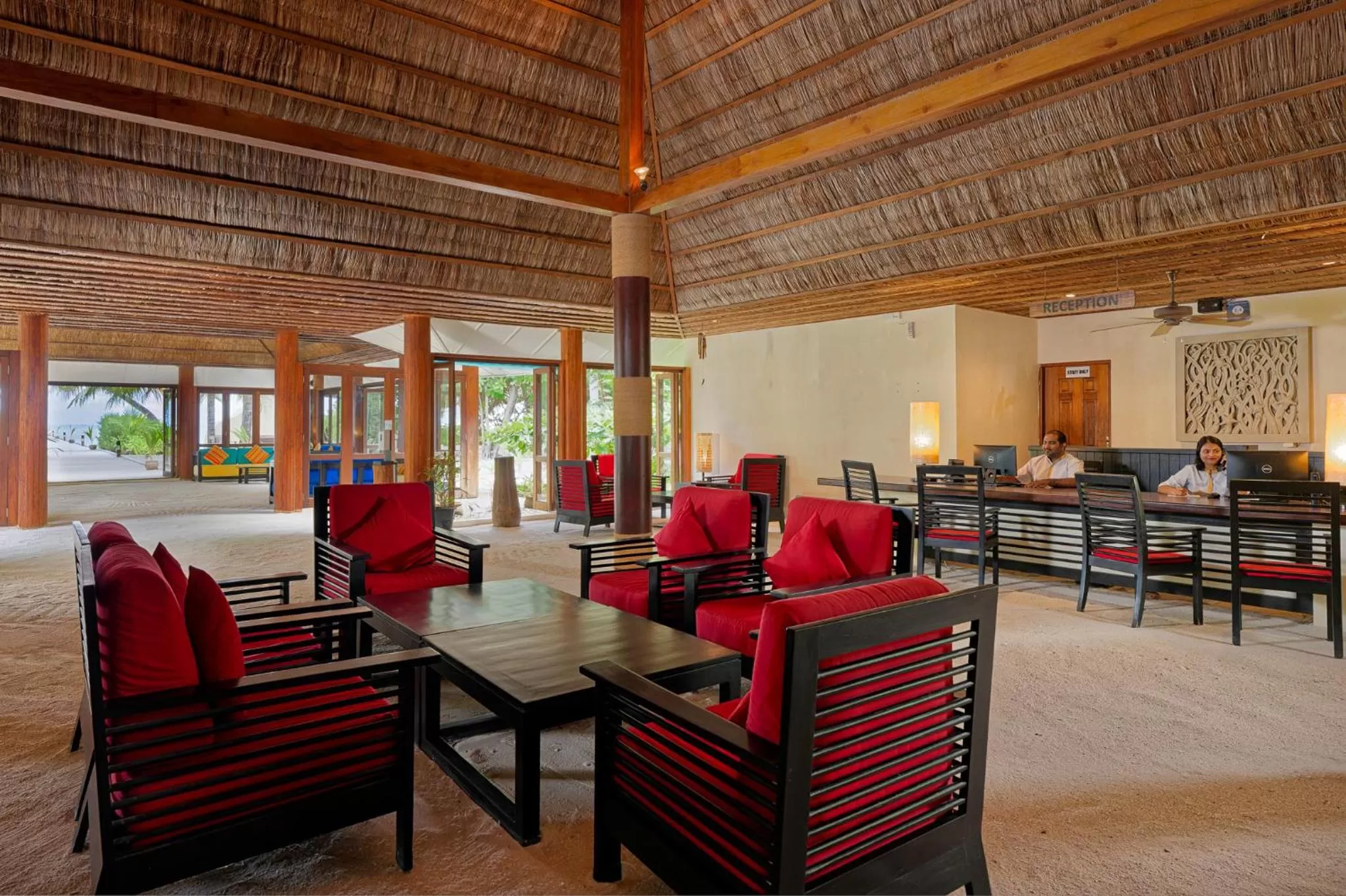 Lobby or reception in Canareef Resort Maldives