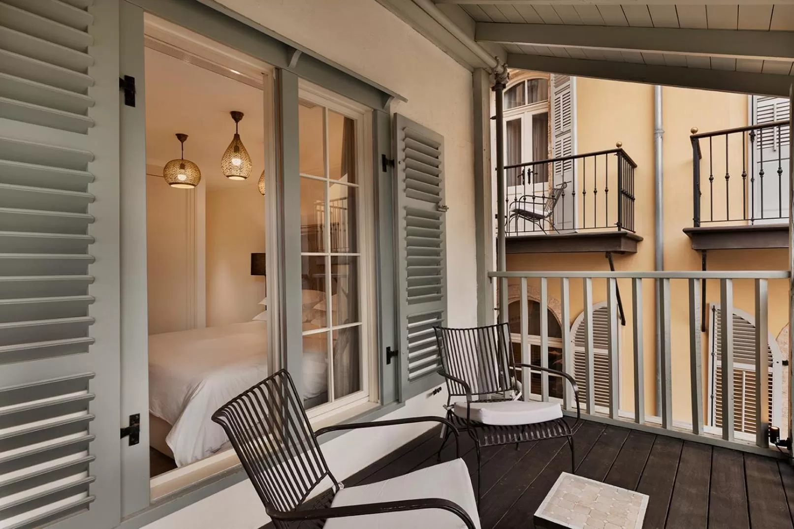 Balcony/Terrace in The Drisco Hotel Tel Aviv - Relais & Châteaux - Adults Only