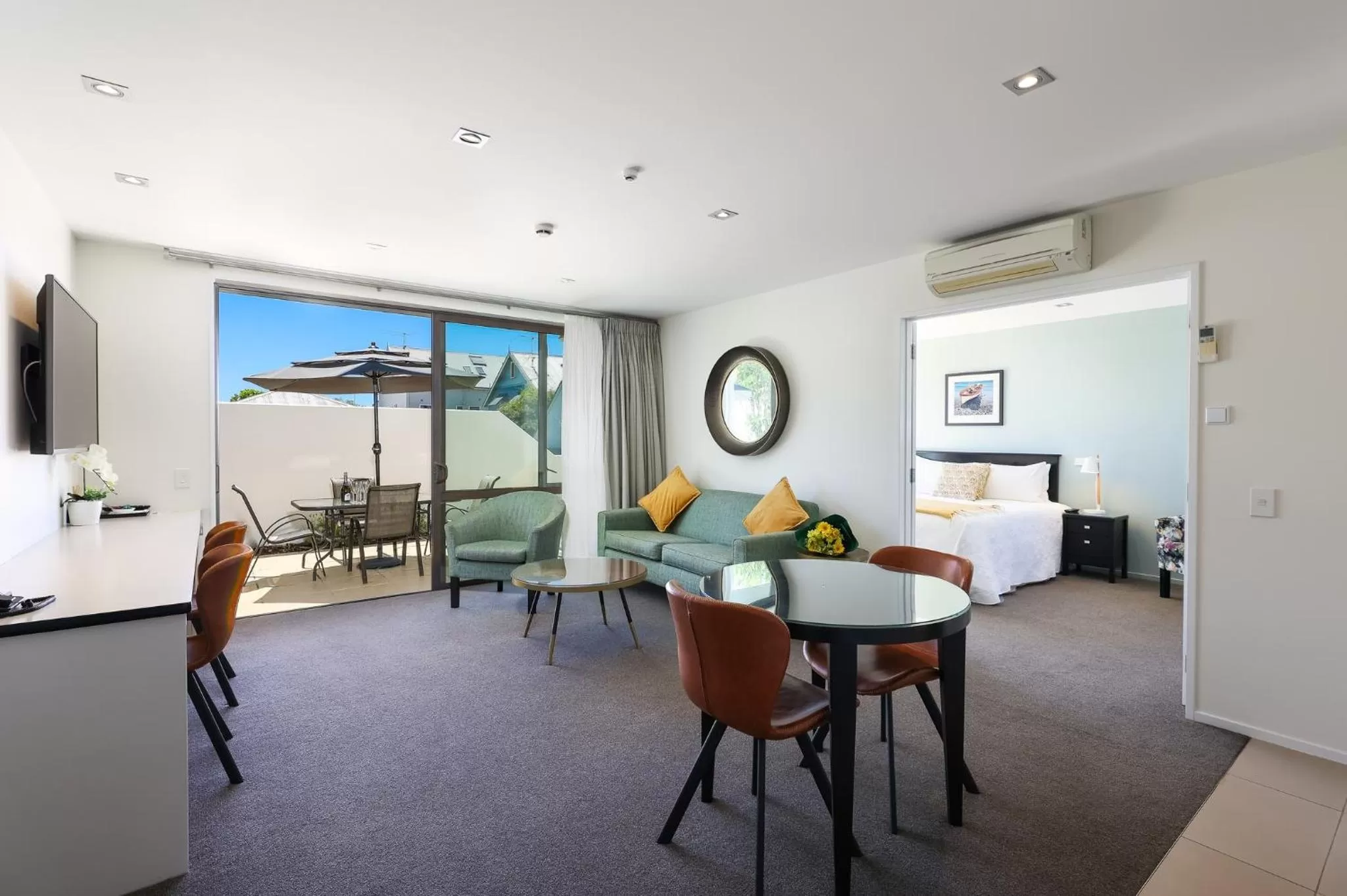 Seating area in Palazzo Motor Lodge