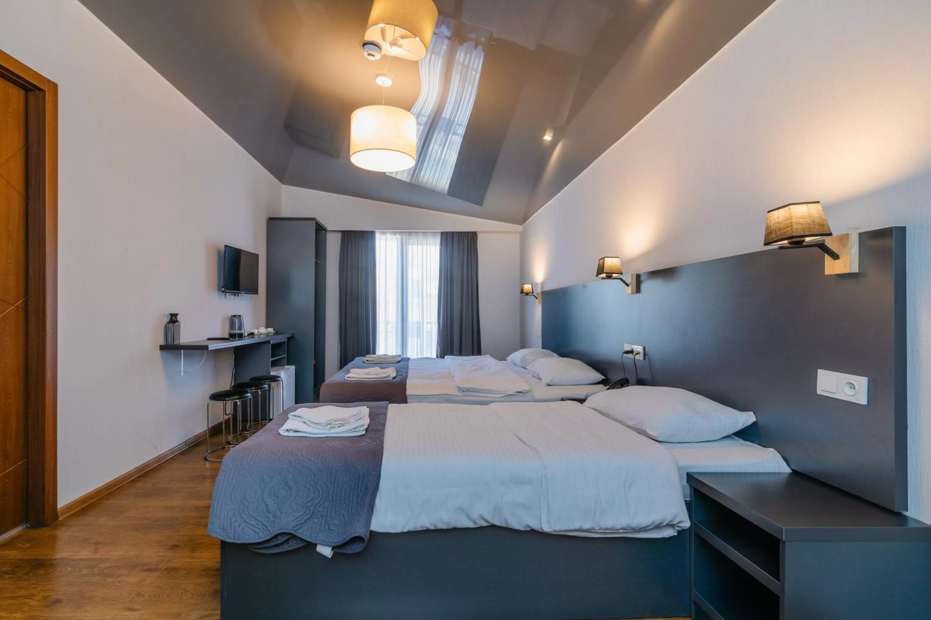 Bed in Hotel Green Town